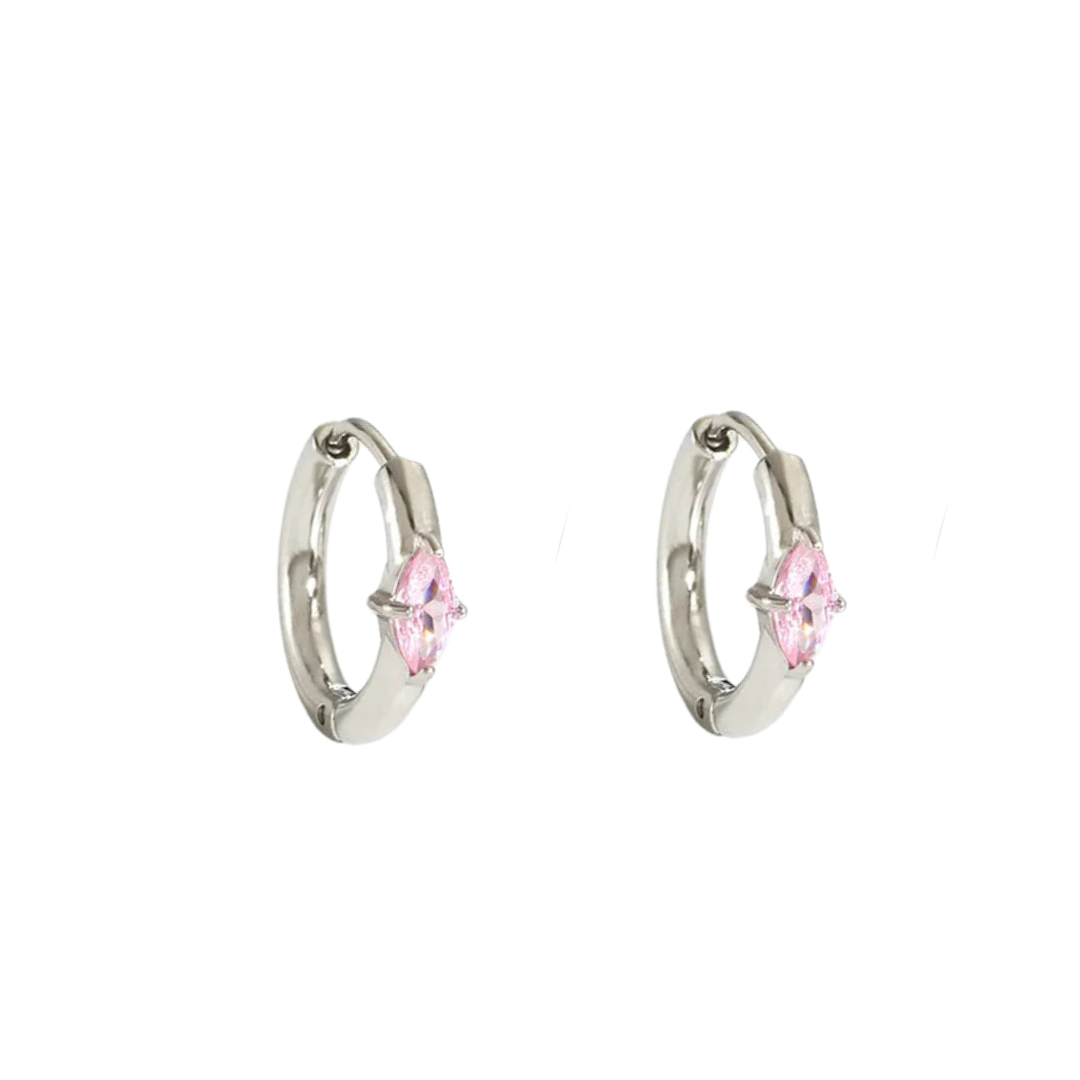 Lina hoops pink