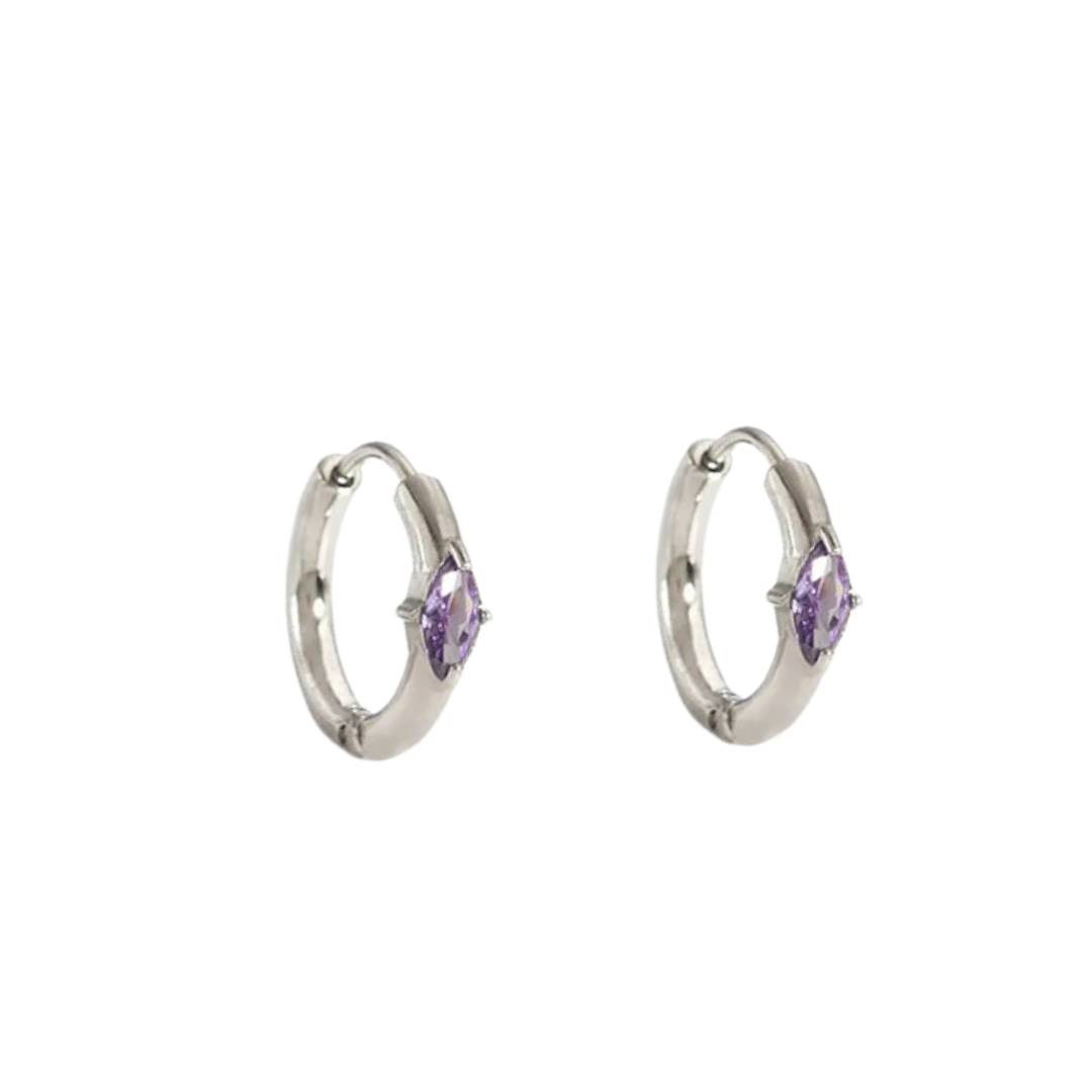 Lina hoops purple