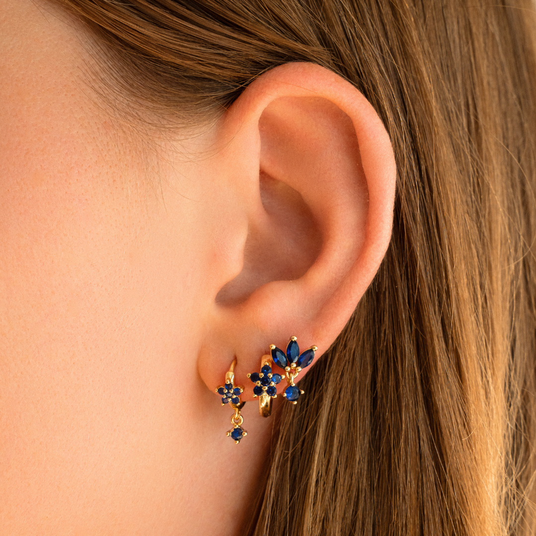 Alana studs blue