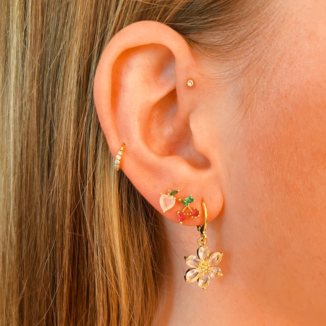 Peach perfection studs