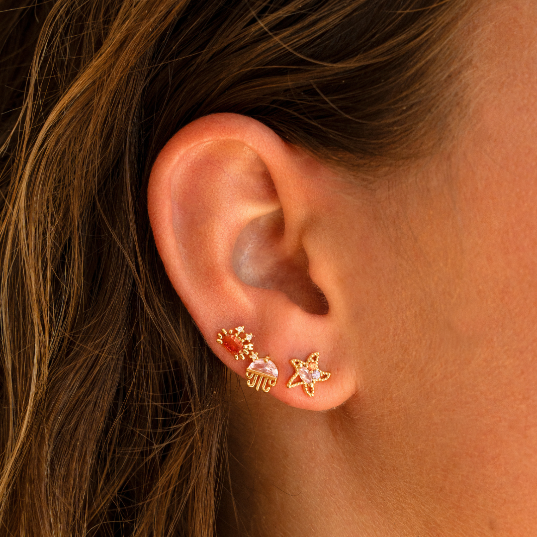 Star in the sea studs