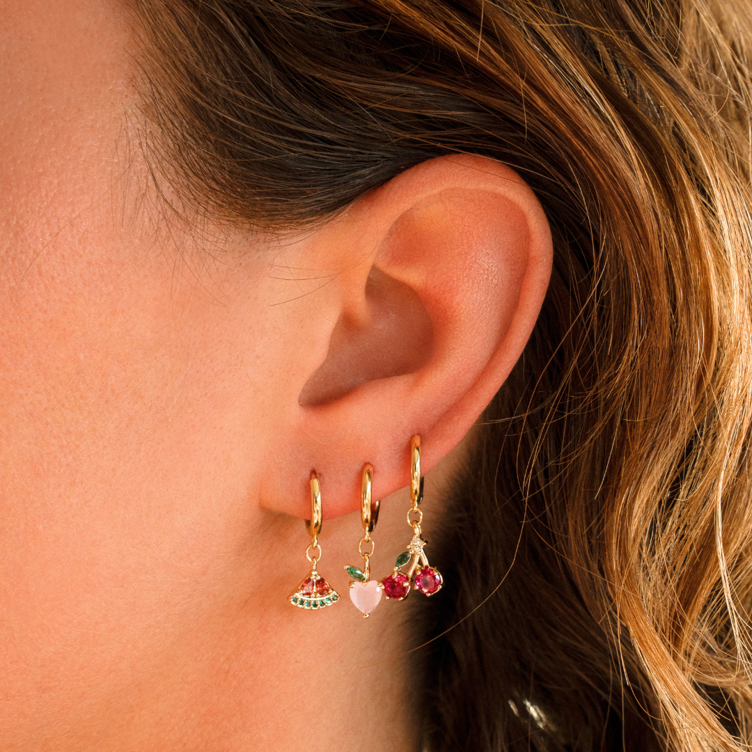 Earring peach perfection