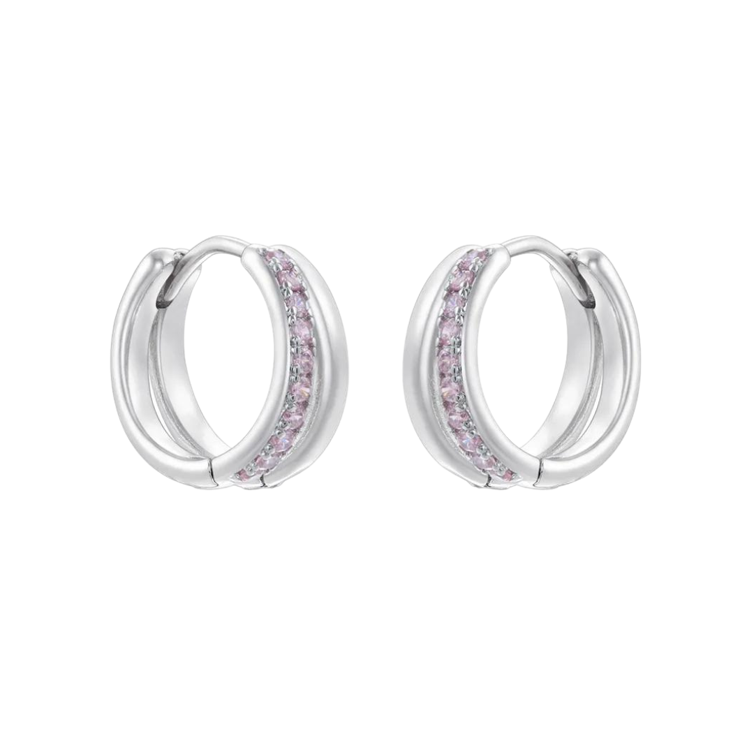 Elena hoops pink