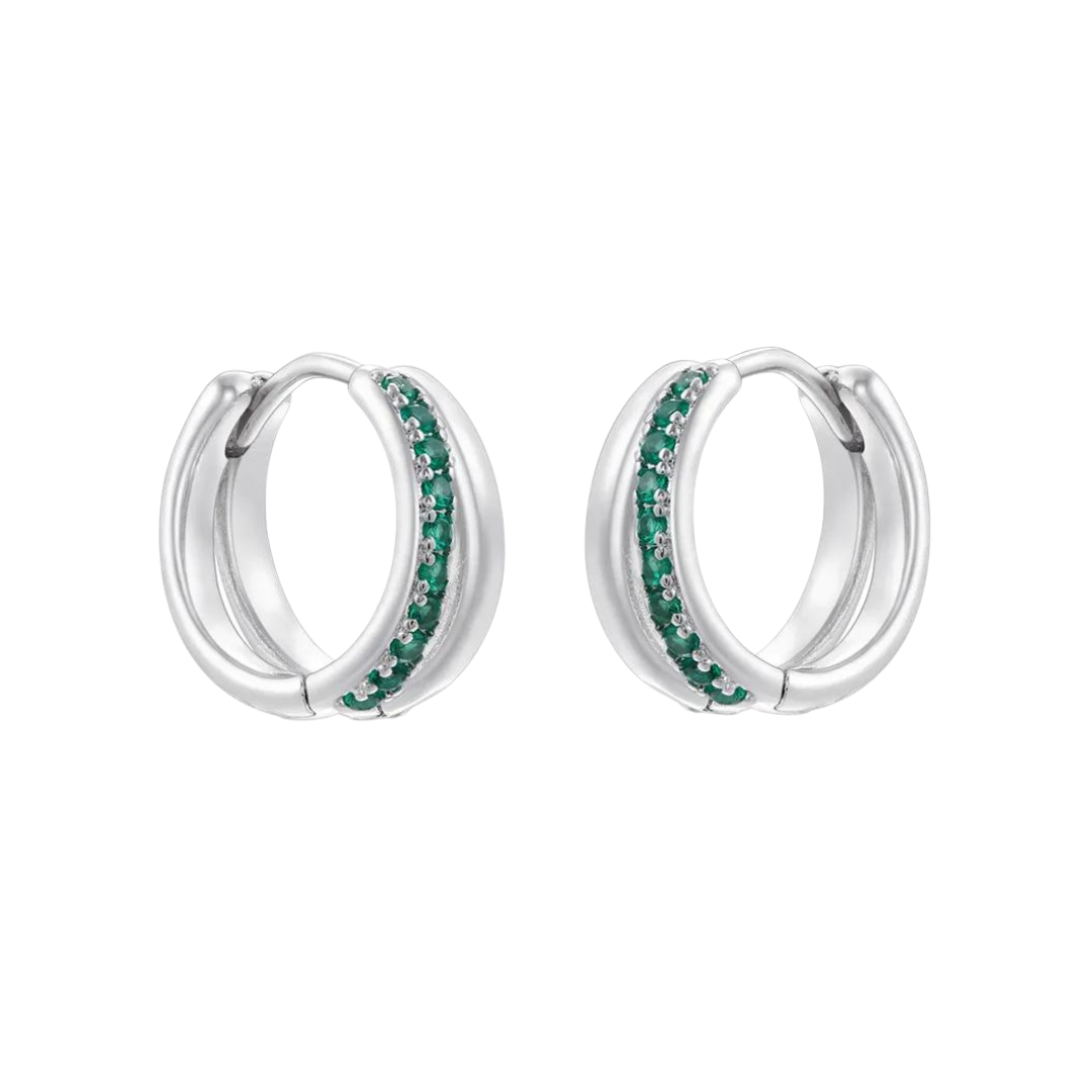 Elena hoops green