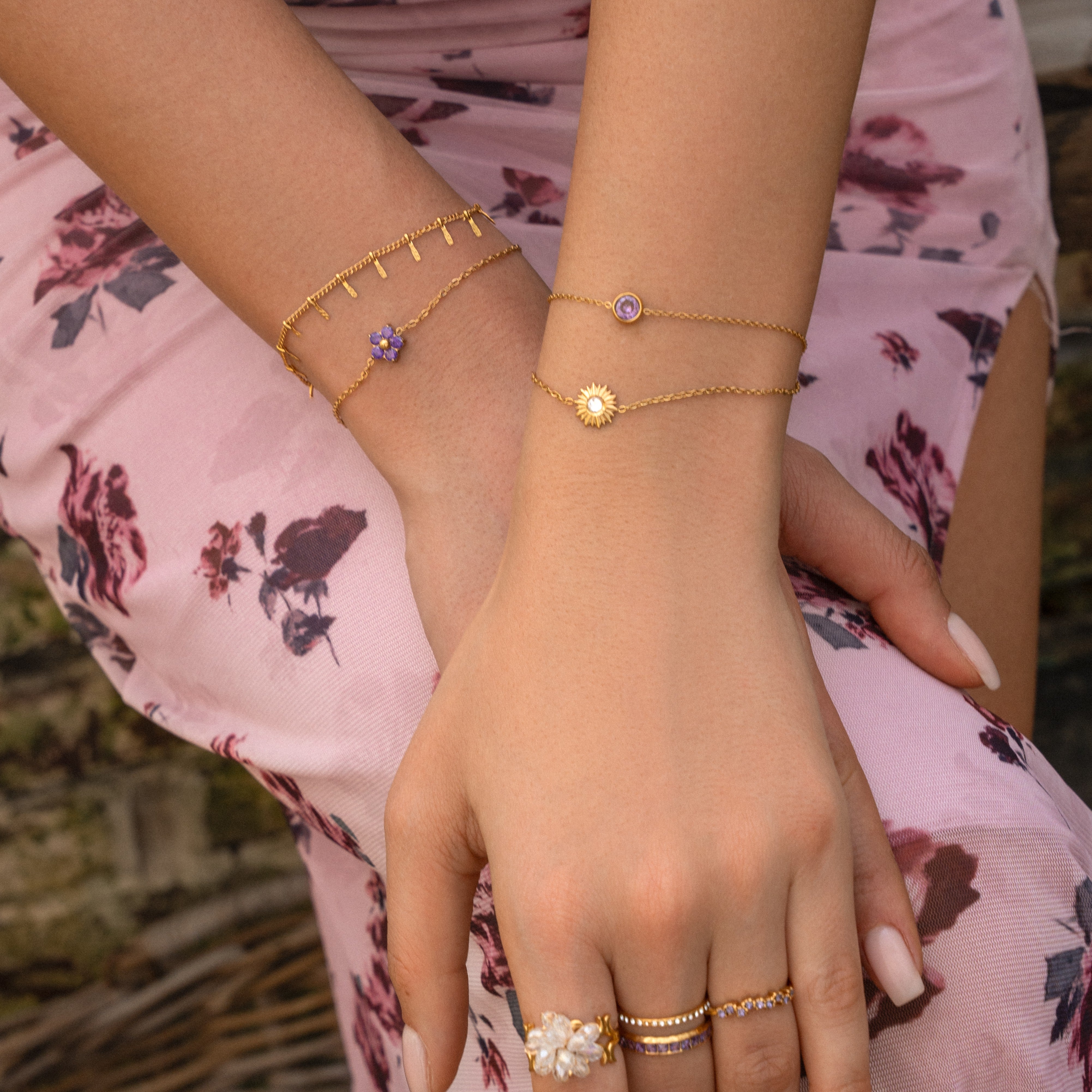 Bracelet Savina purple