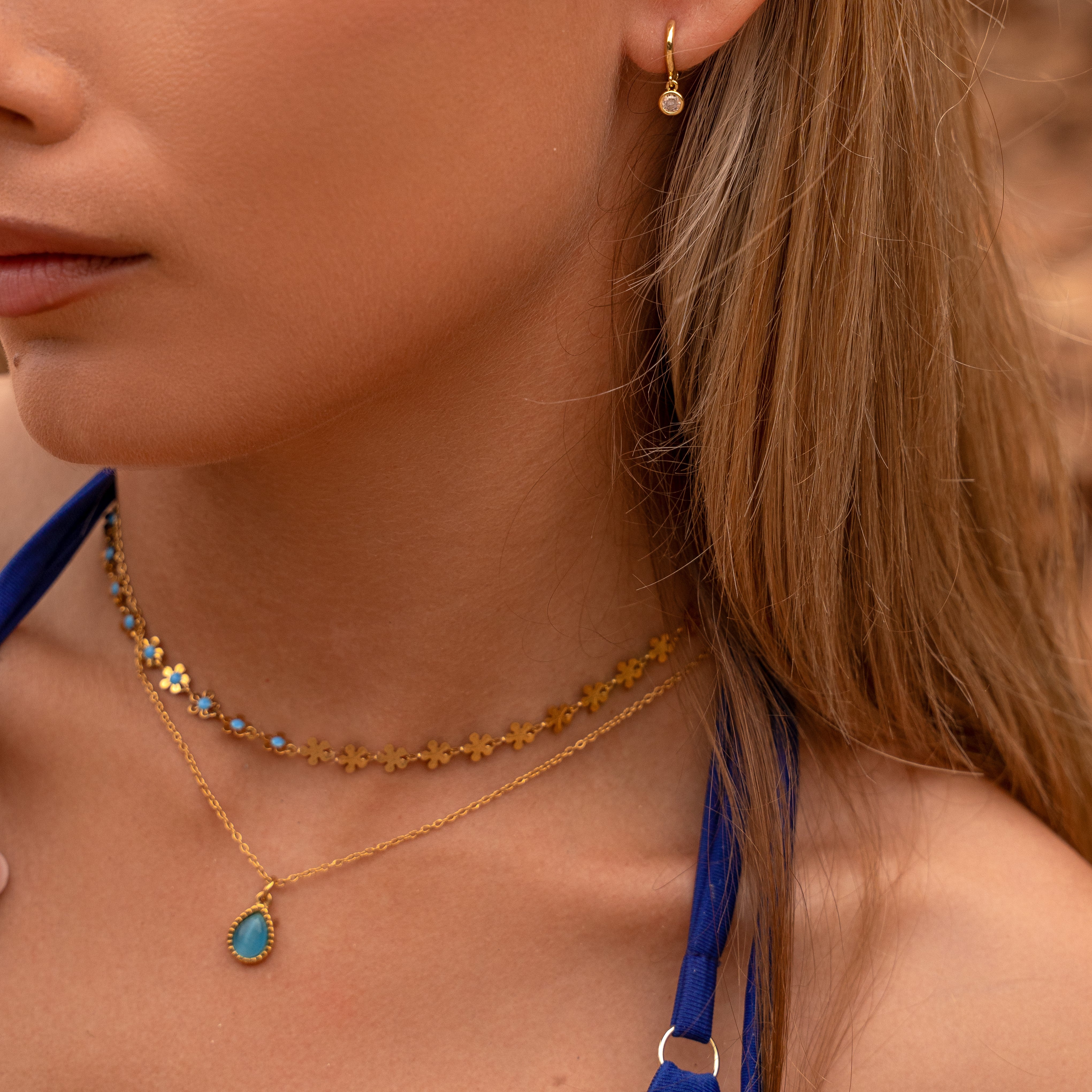 Ketting estella blauw