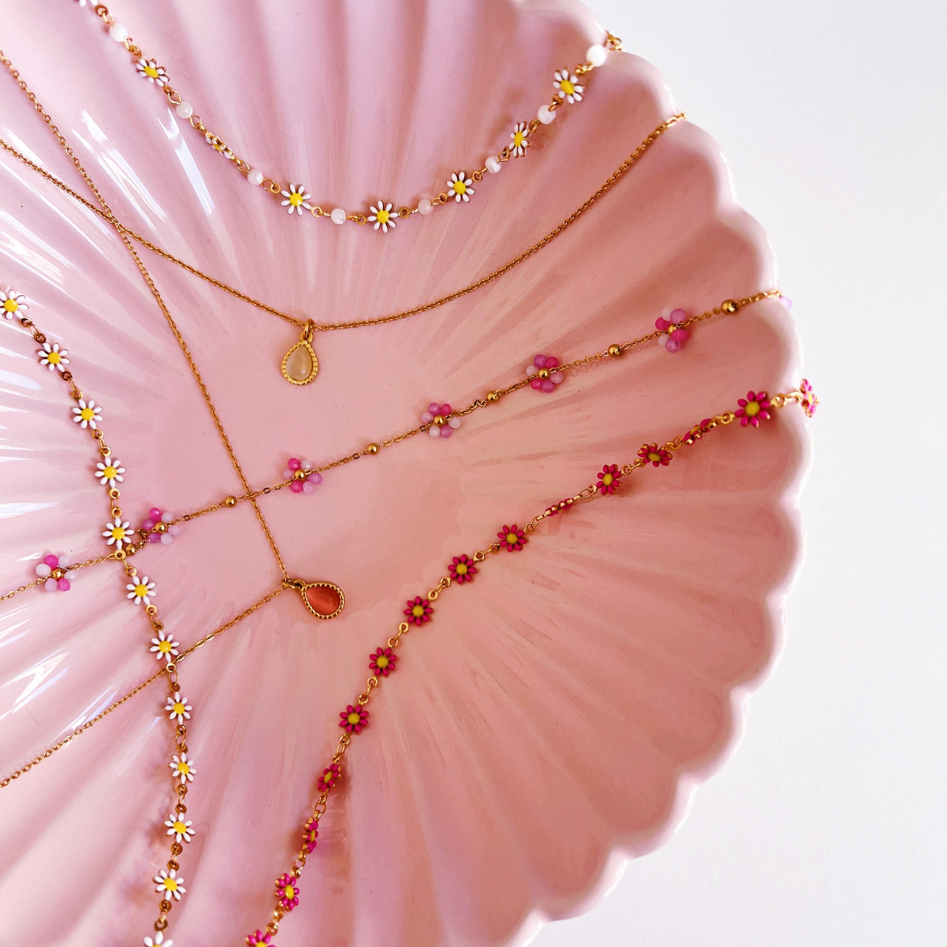 Ketting estella roze