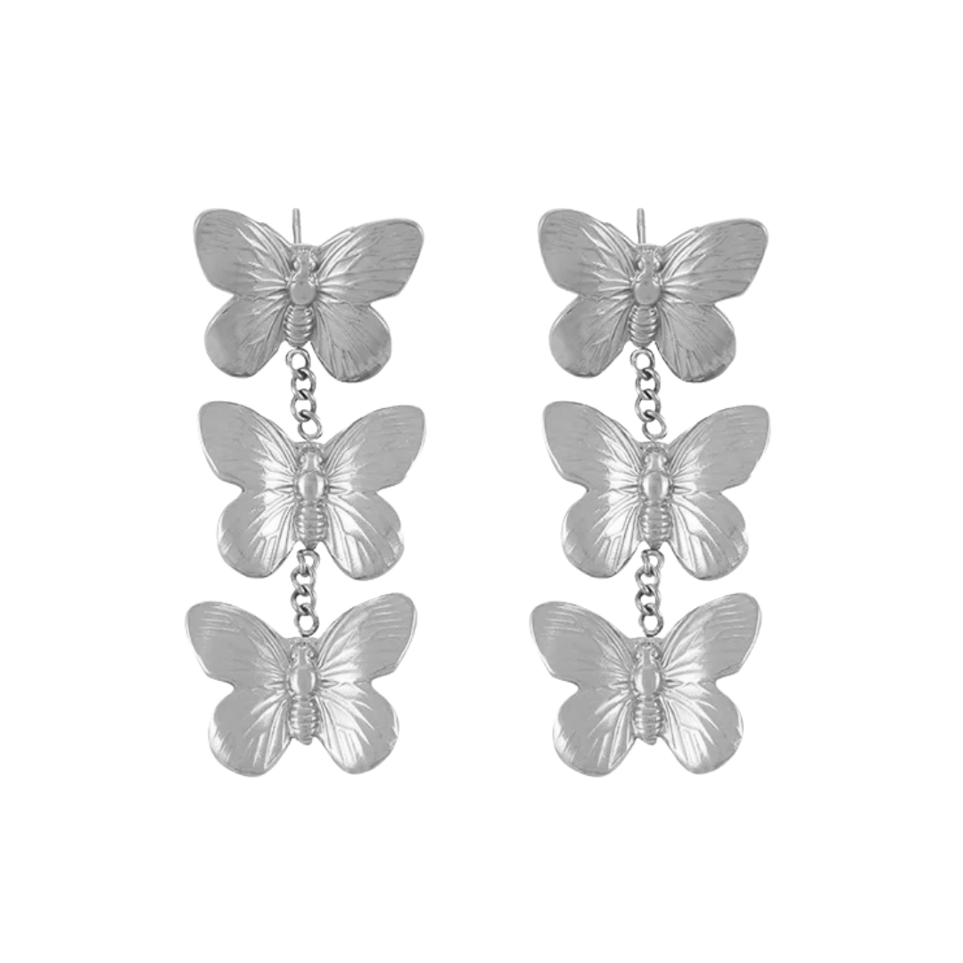 Oorbellen statement butterfly