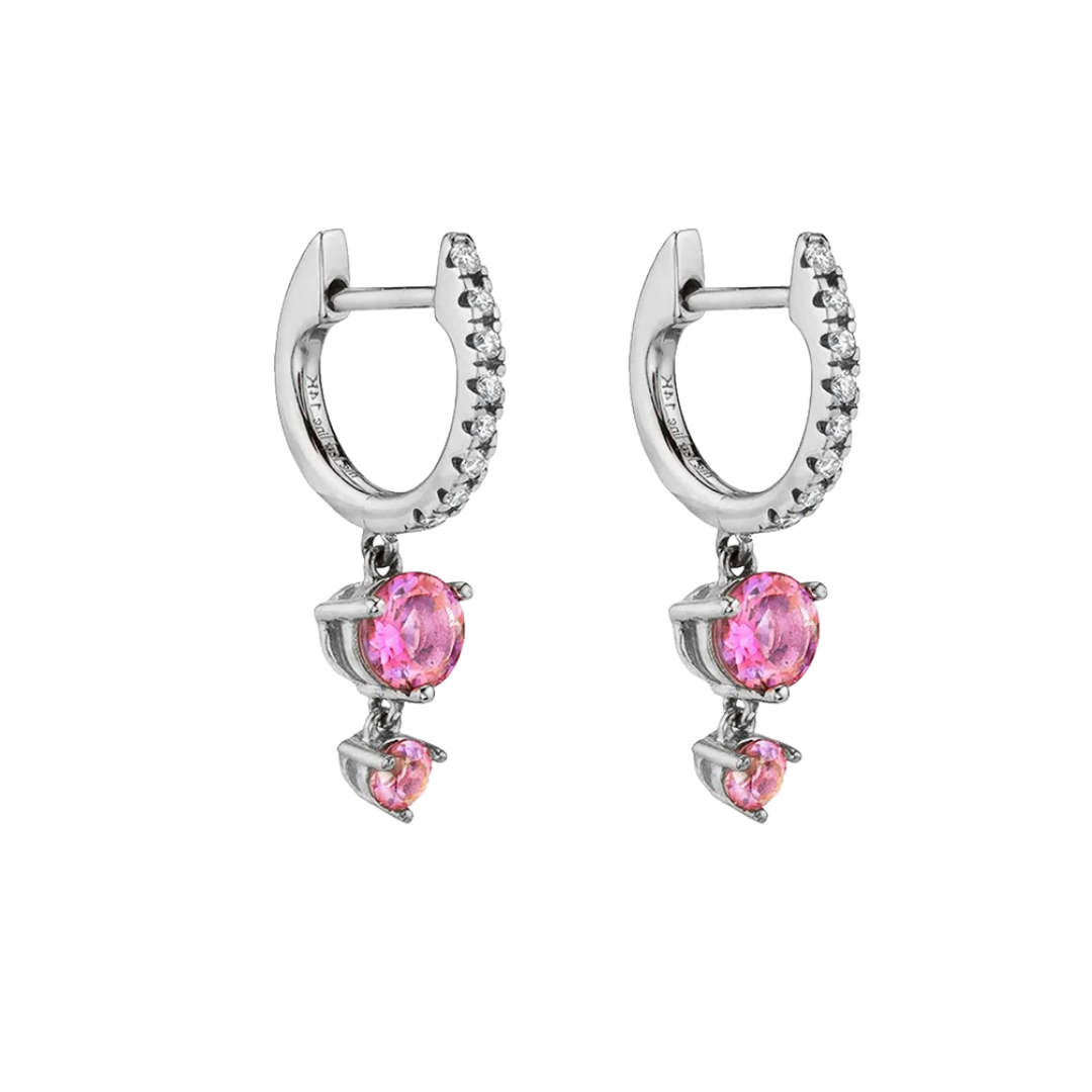 Marthe pink earrings