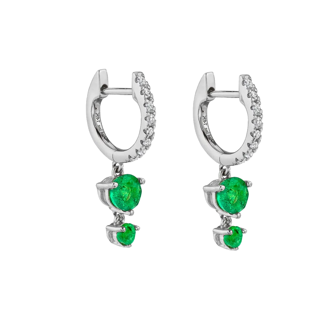 Marthe green earrings