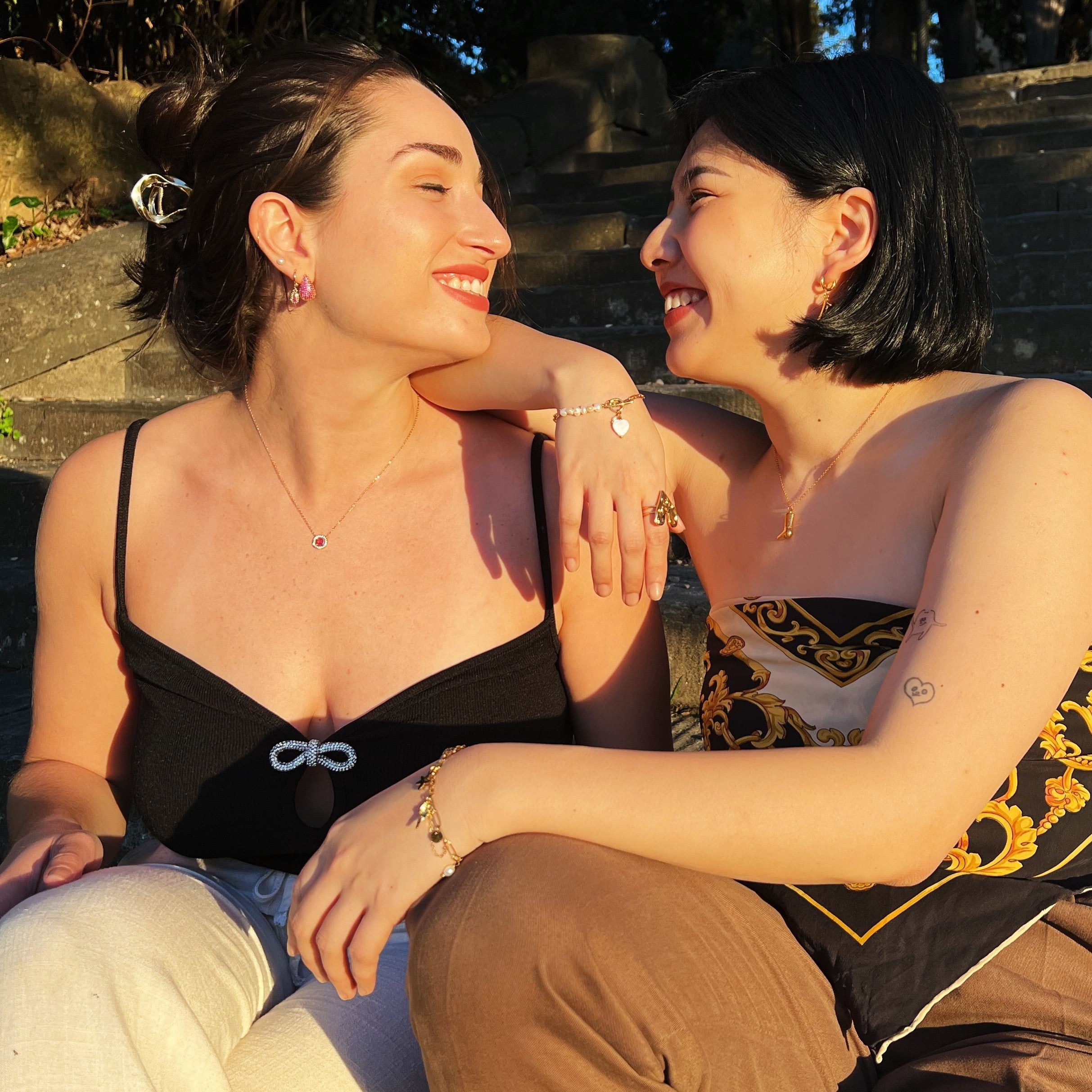 Necklace adelaide pink