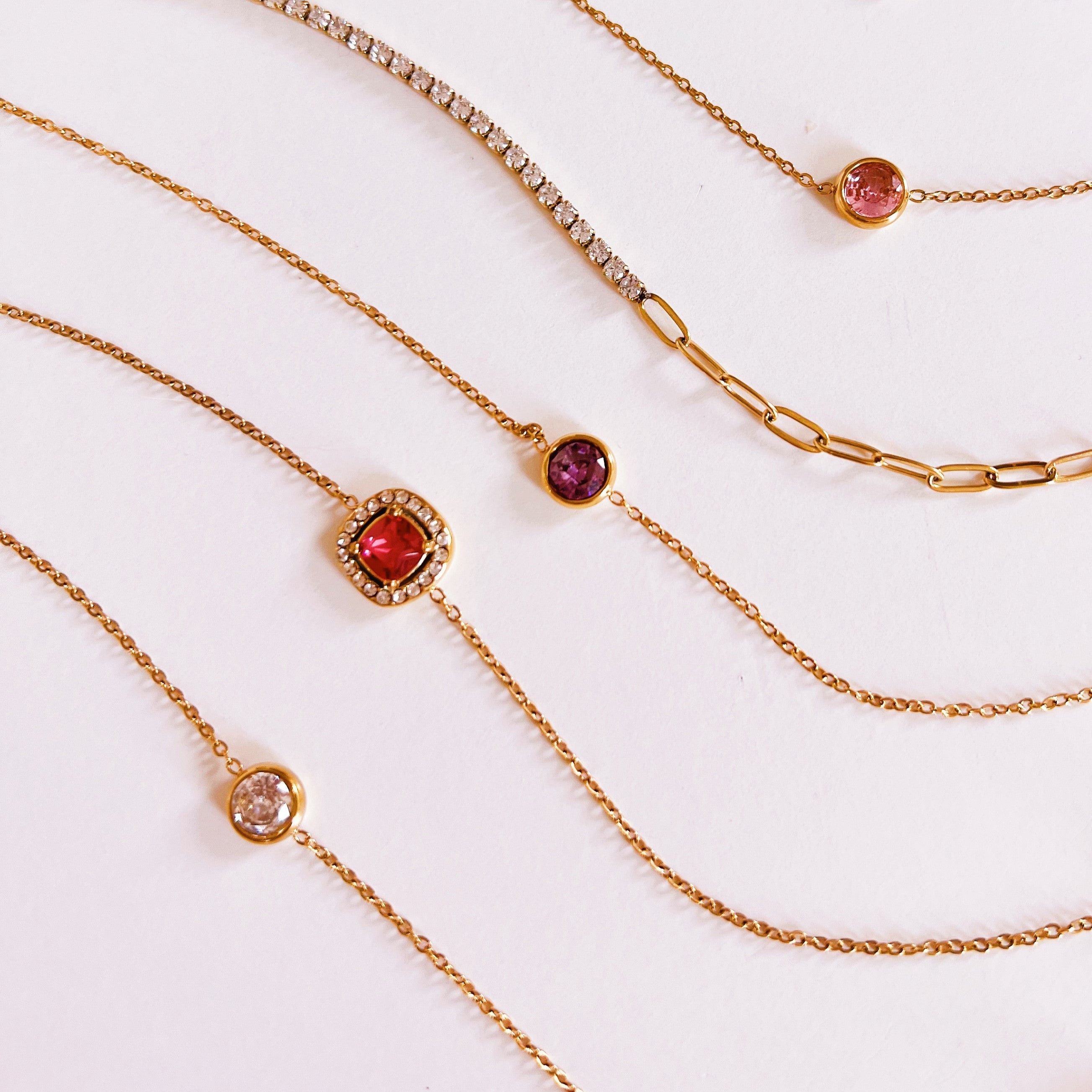 Armband adelaide roze