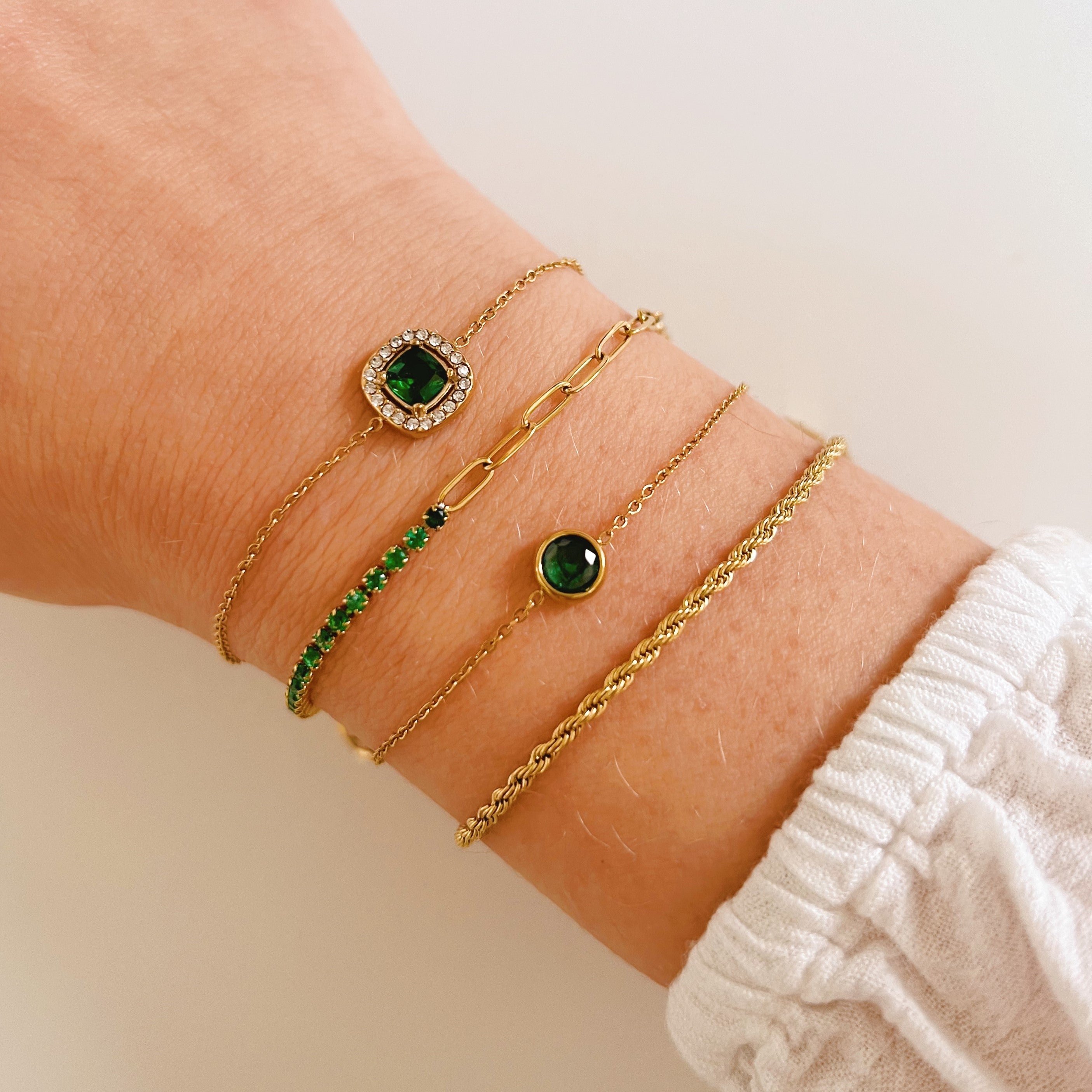 Armband adelaide groen