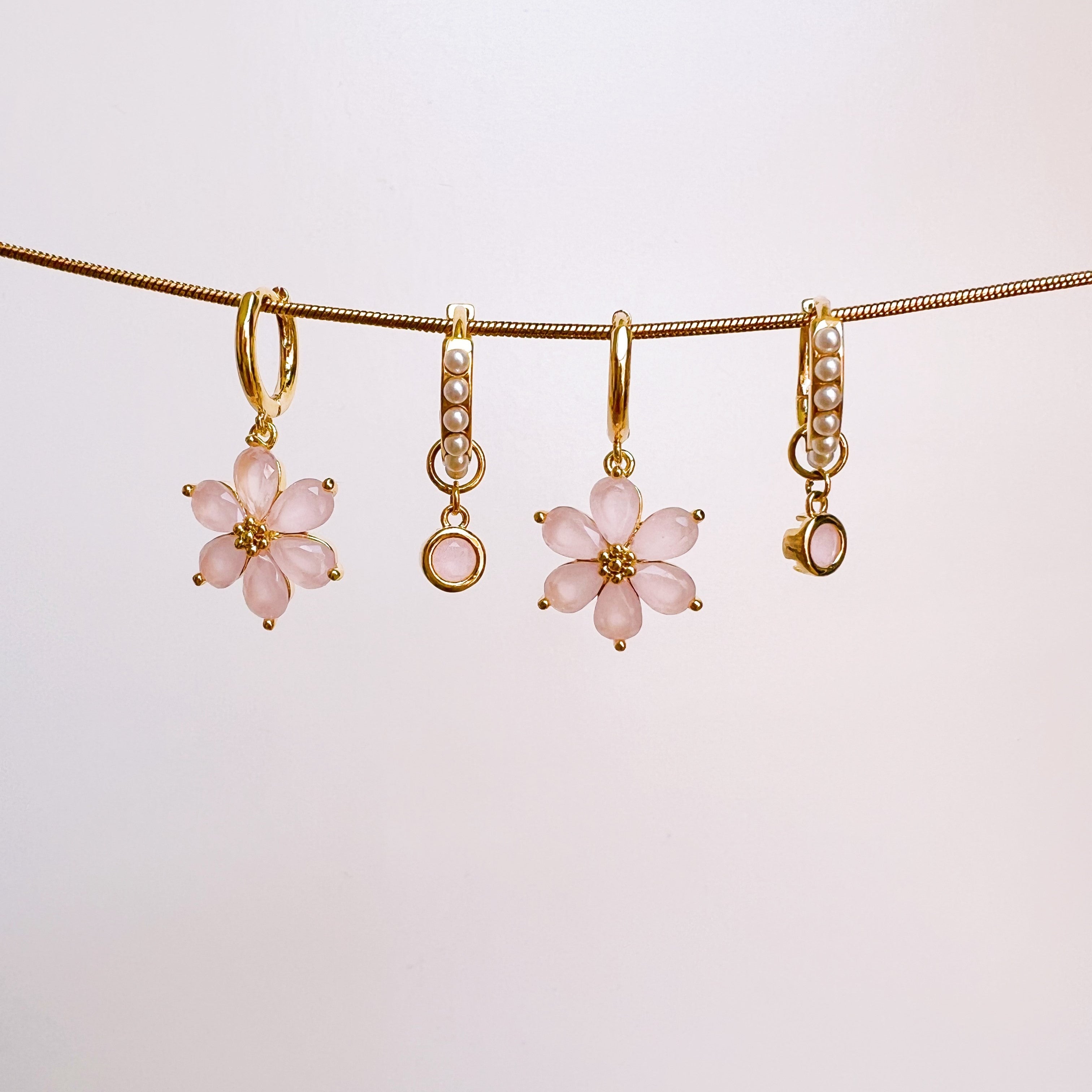 Earrings adelina pink
