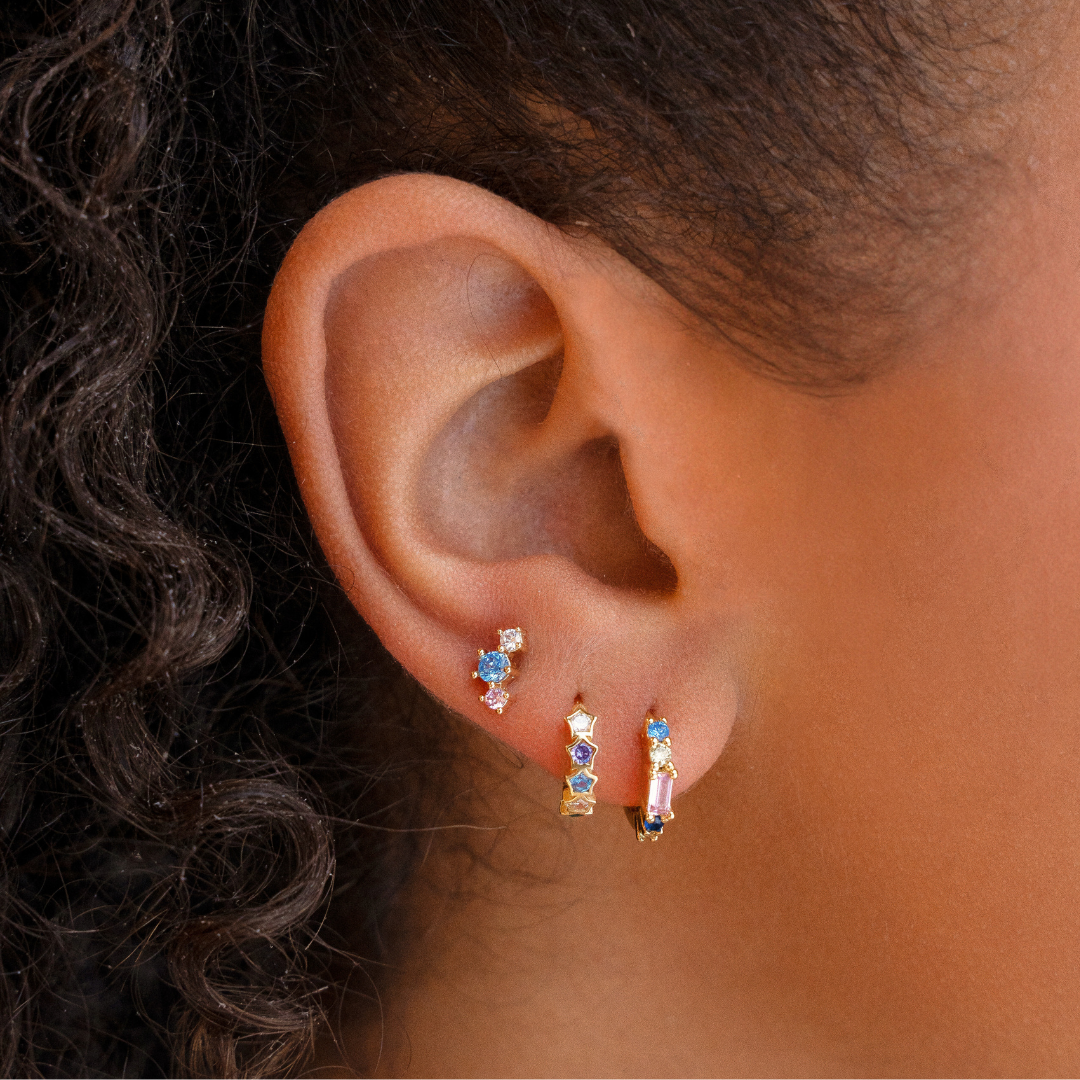 Aurielle hoops multicolor