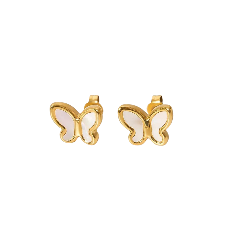 Beautiful butterfly studs