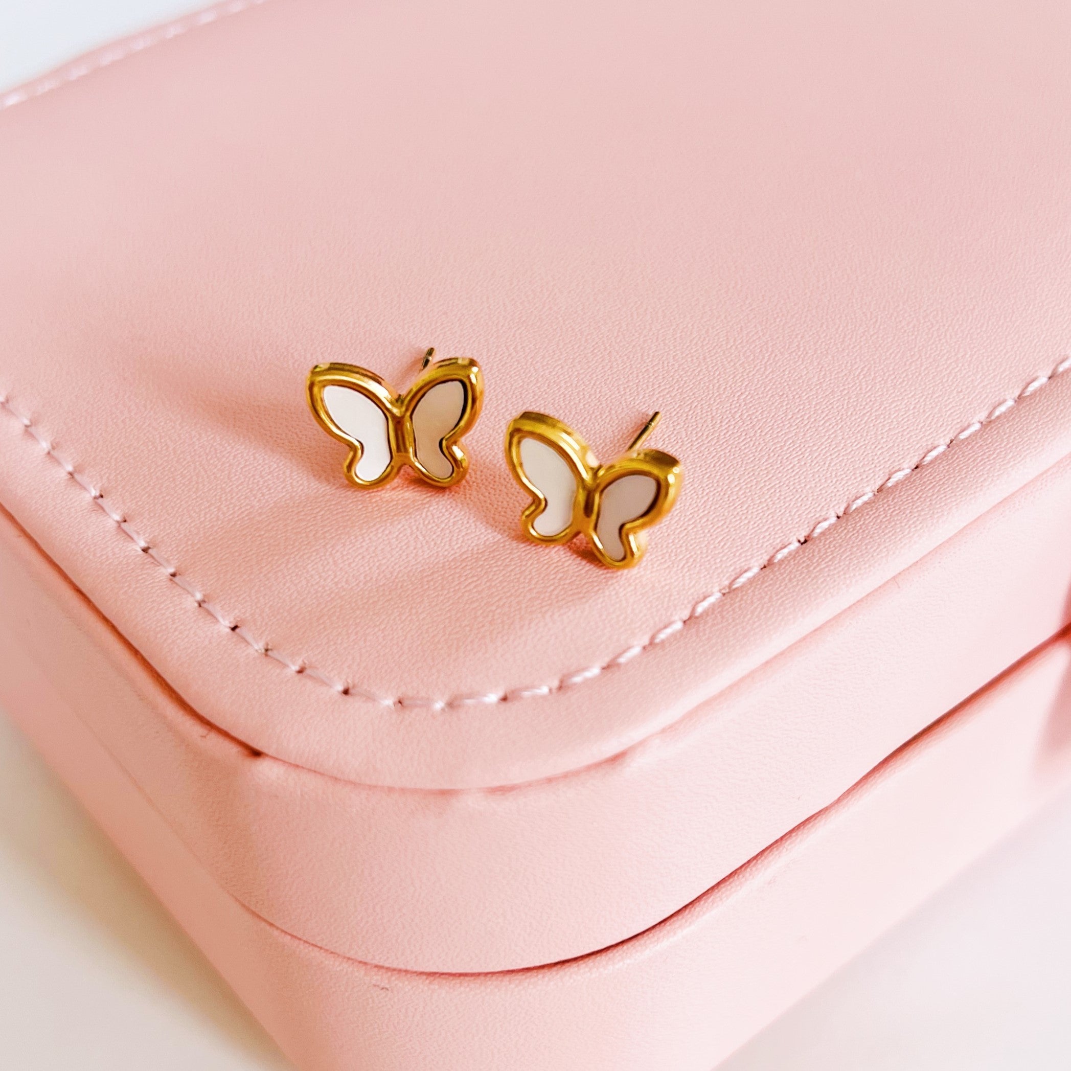 Beautiful butterfly studs