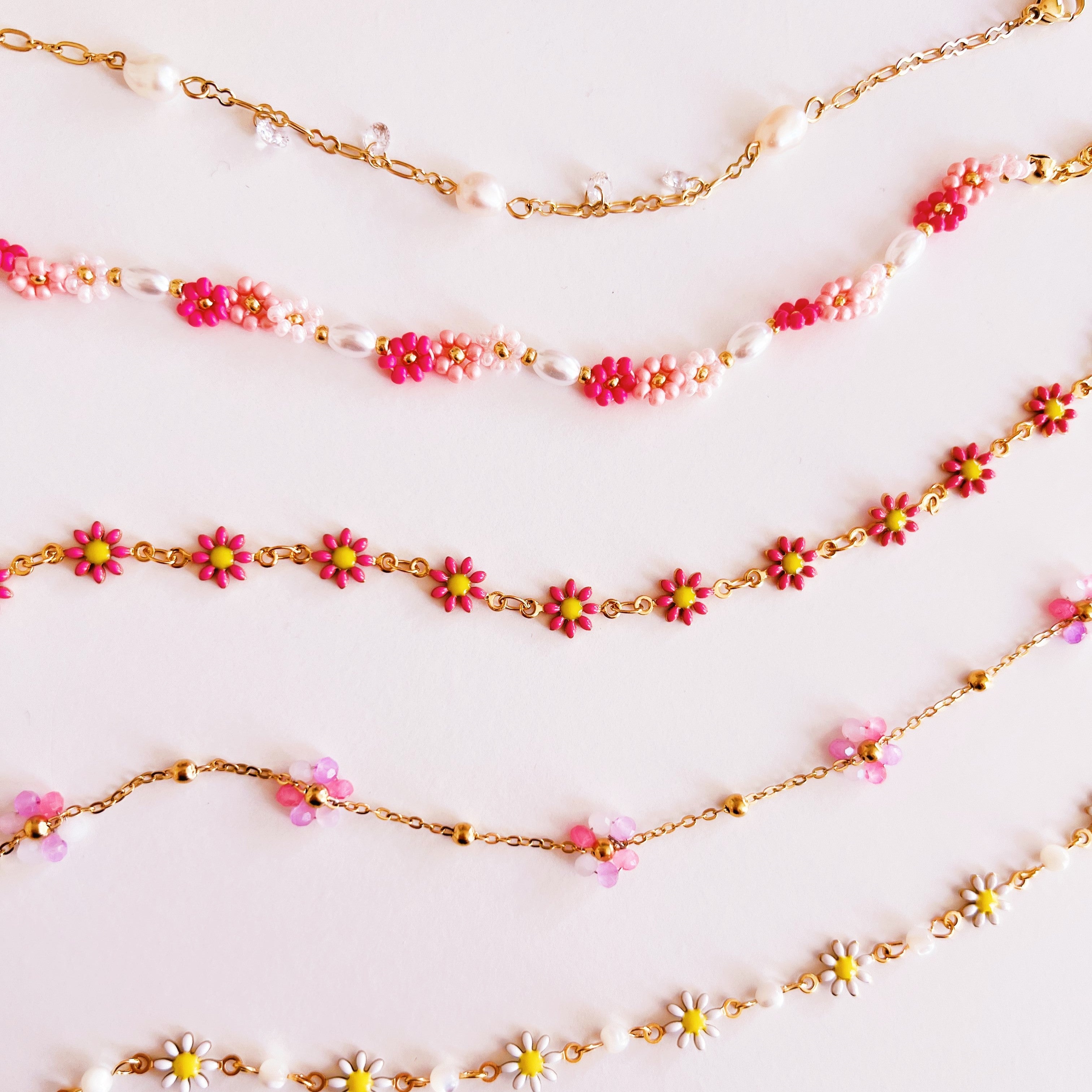 Bracelet daisy white