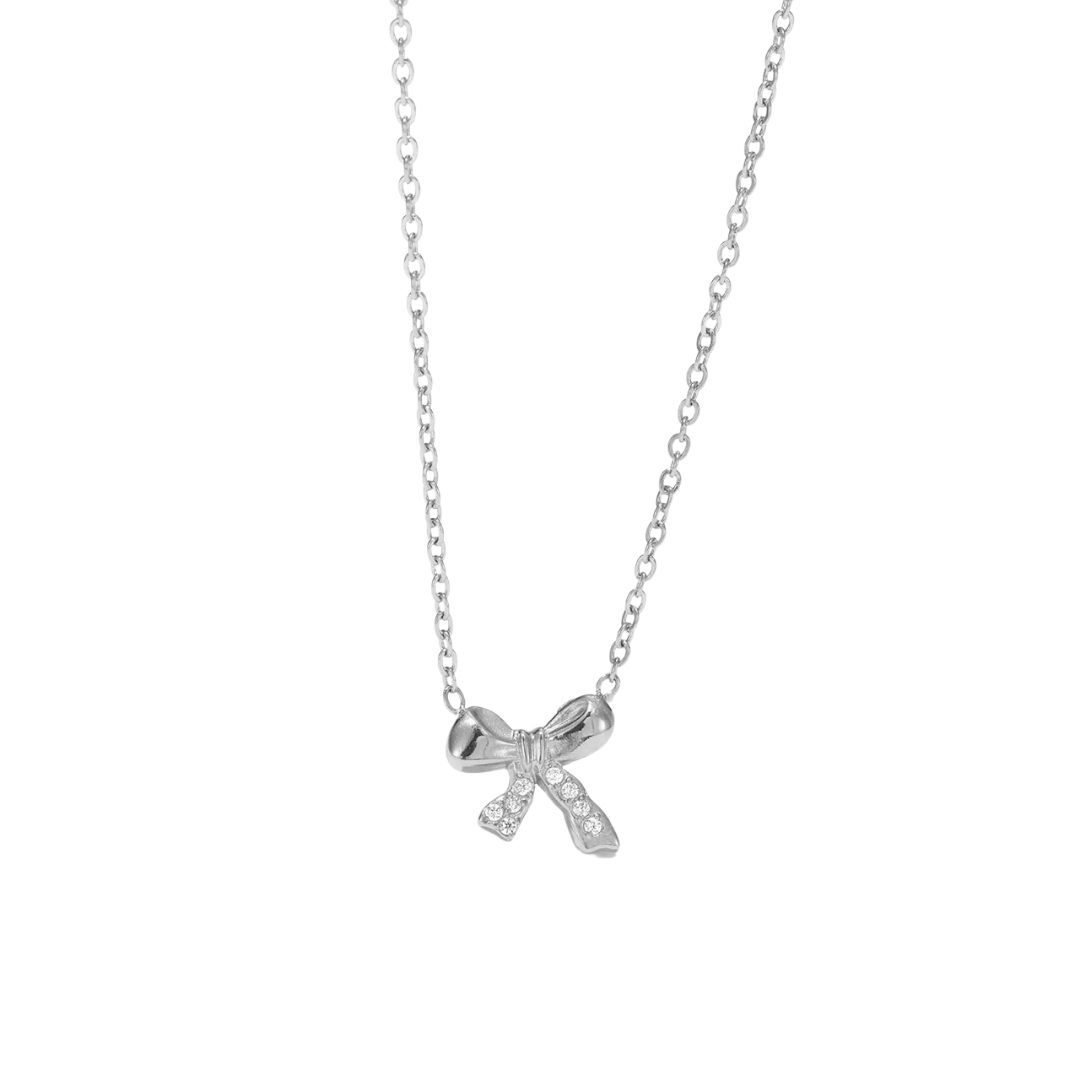 Ketting diamond bow