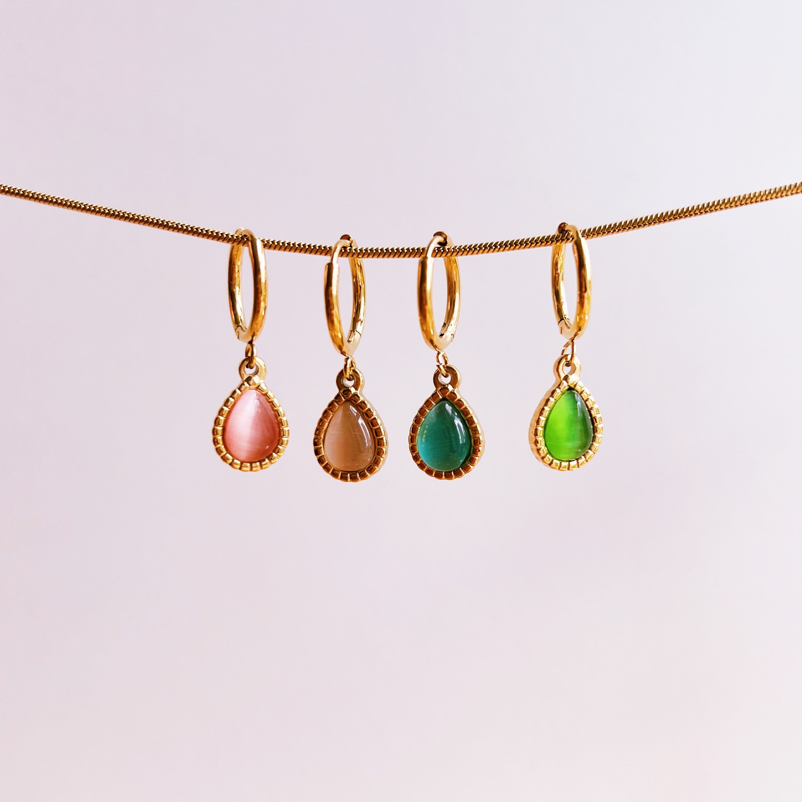 Oorbellen estella blauw