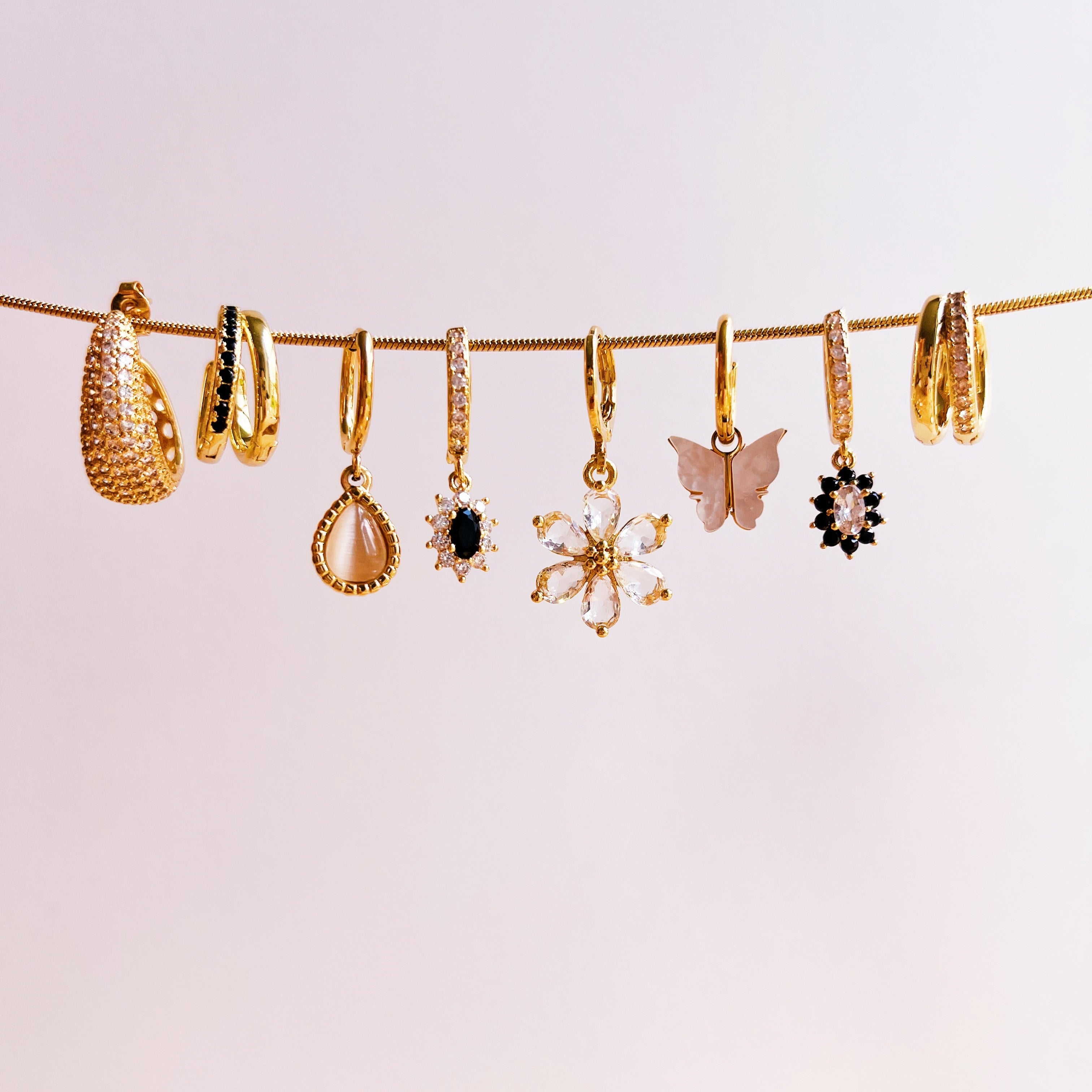 Oorbellen estella wit