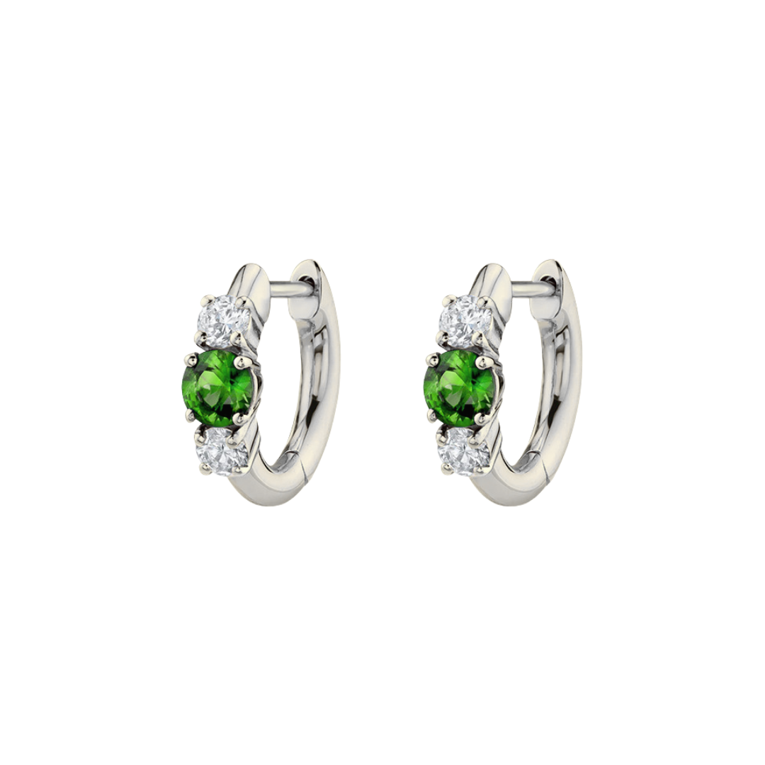 Jazmin hoops green