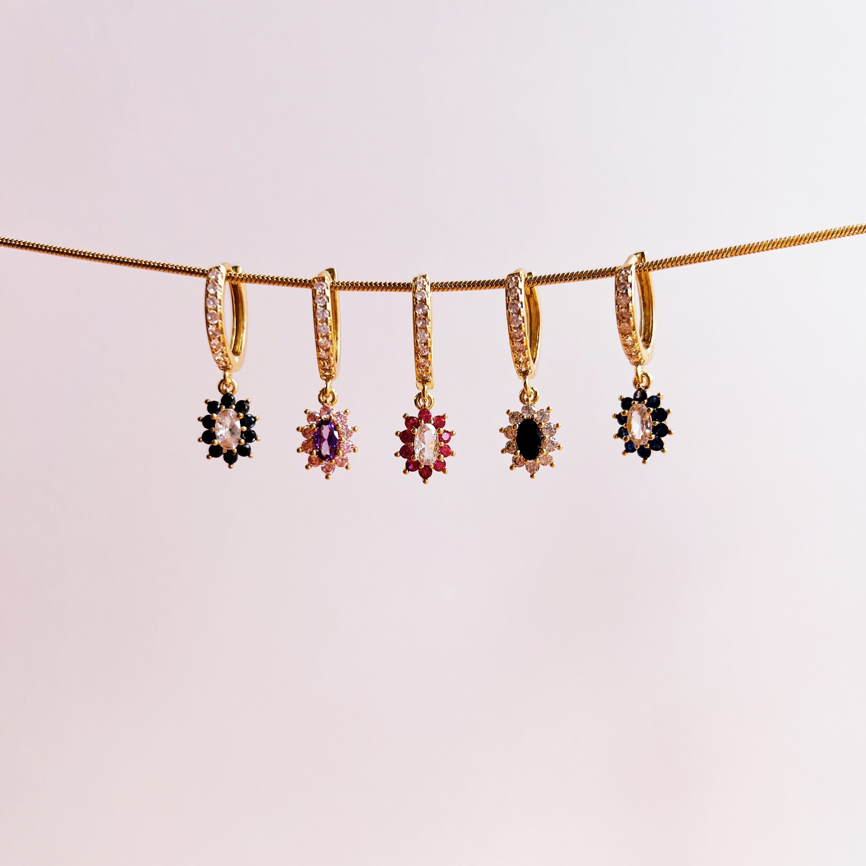 Oorbellen maria oranje