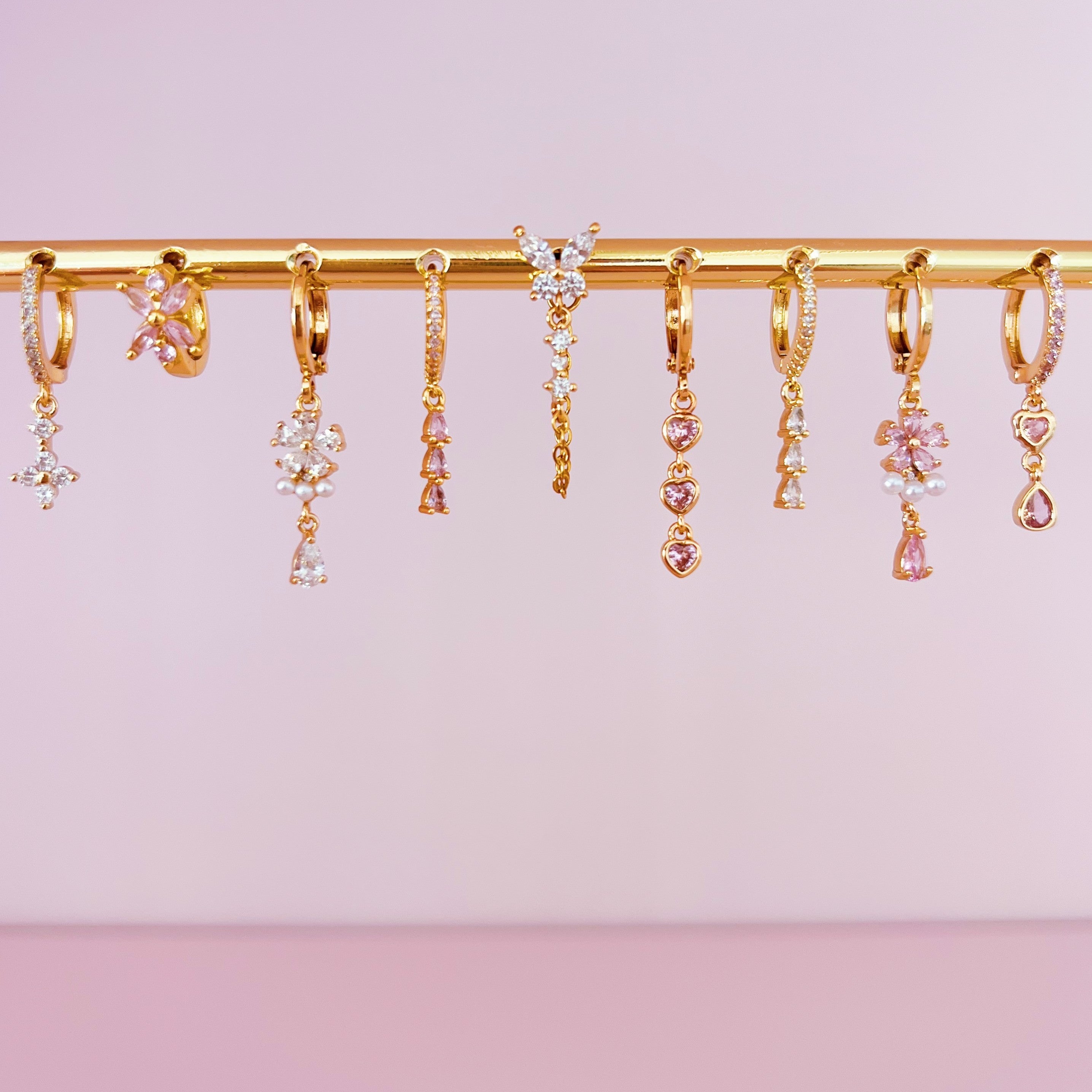 Earrings julieta pink