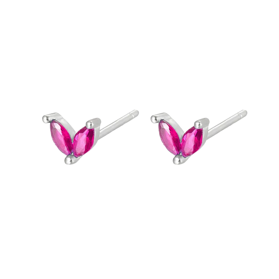 Vera studs fuchsia
