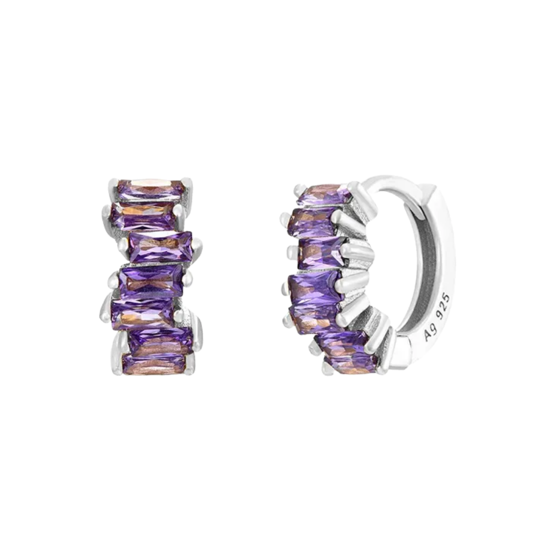 Lyra hoops purple