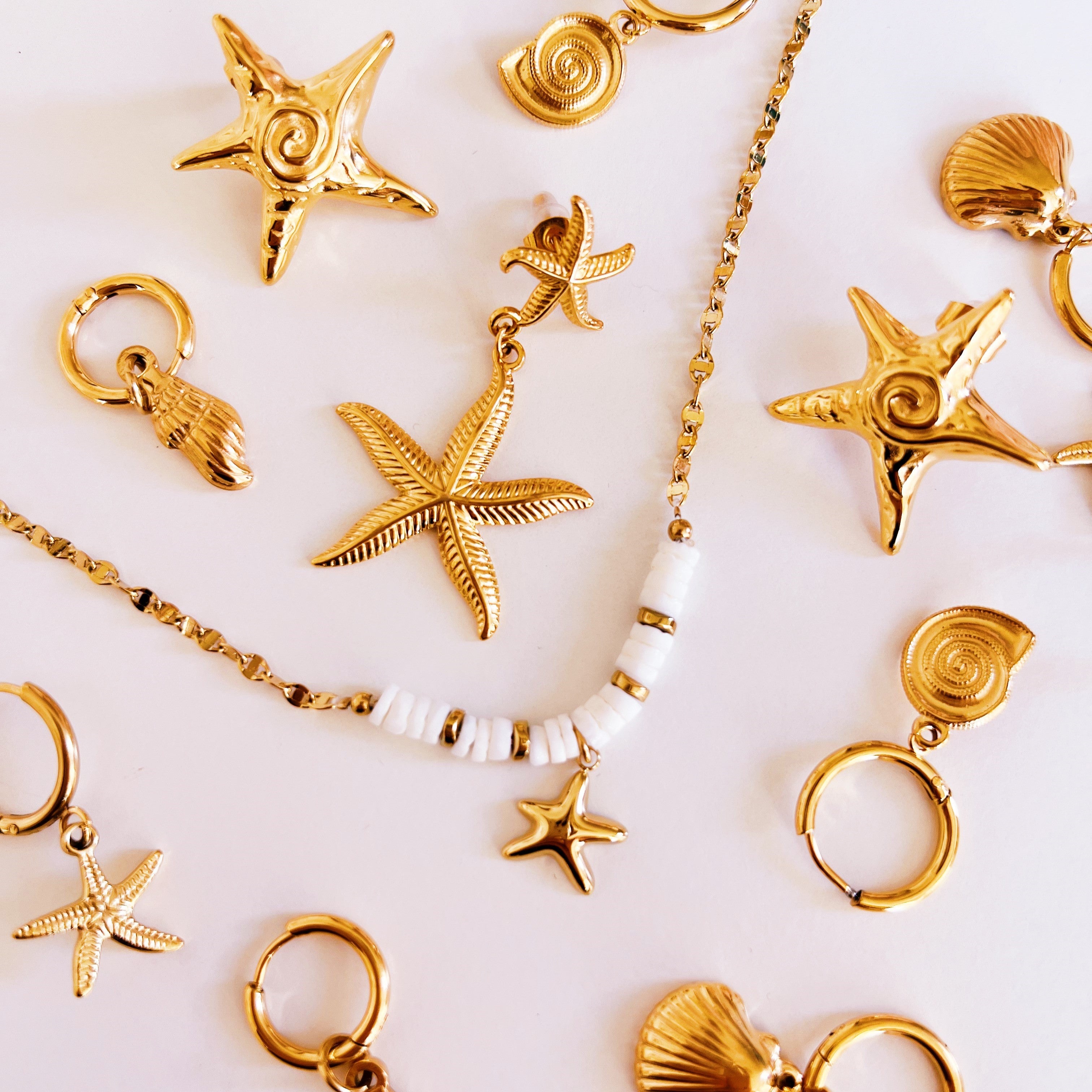 Earrings seashells sonata