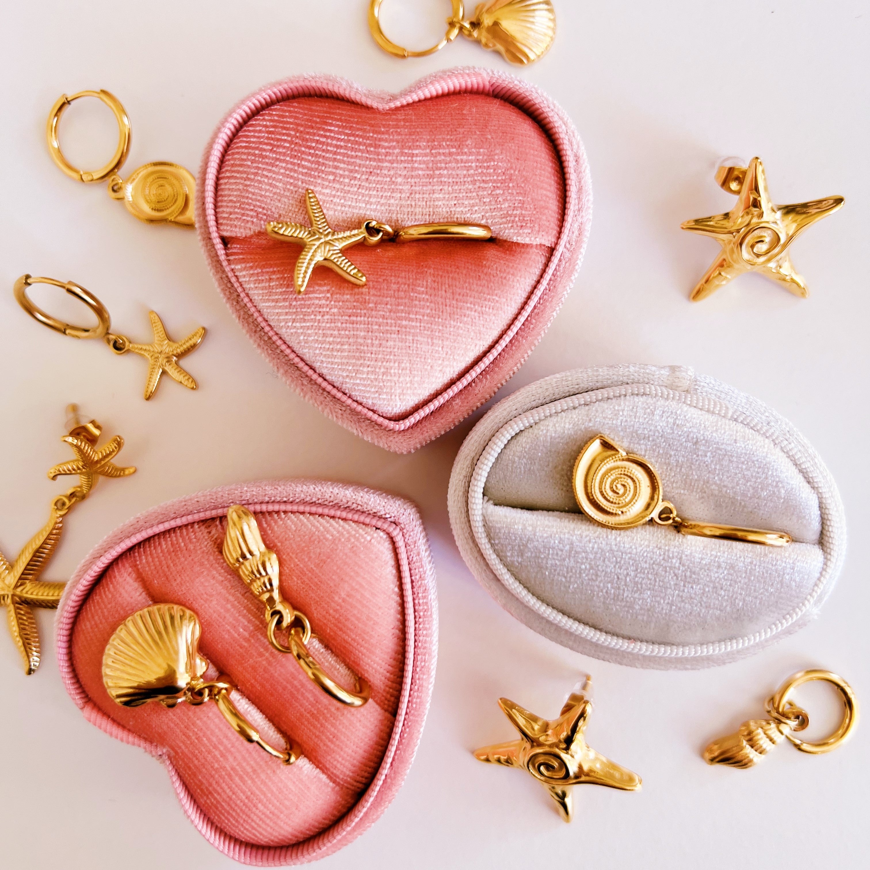 Earrings seashells sonata