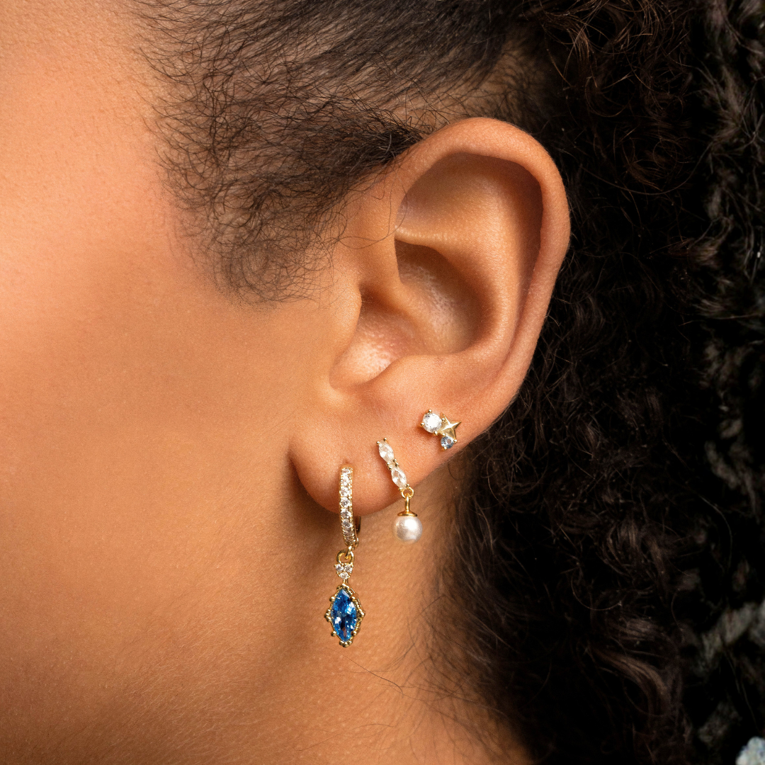 Sophia earrings light blue