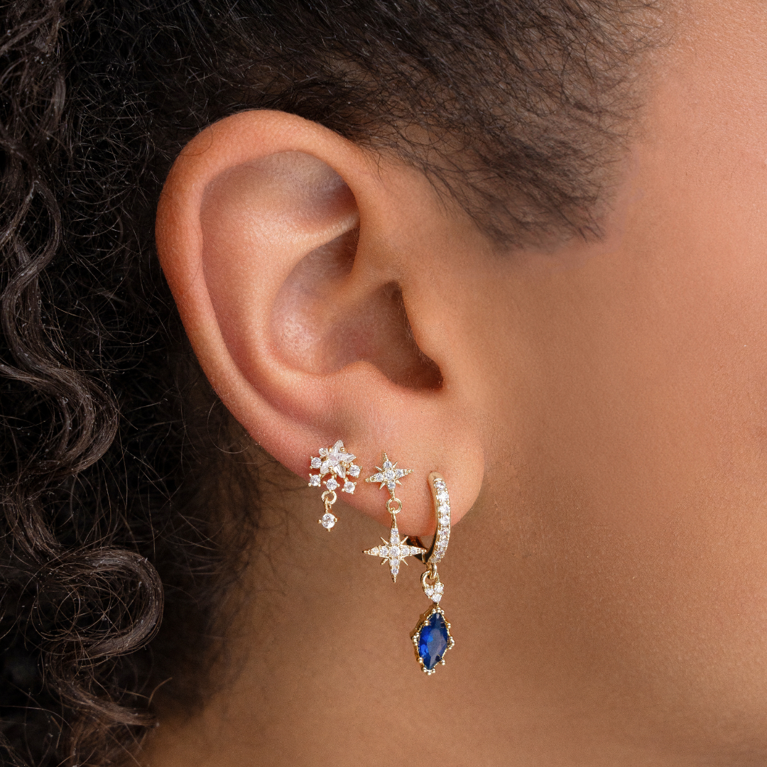 Oorbellen sophia blauw