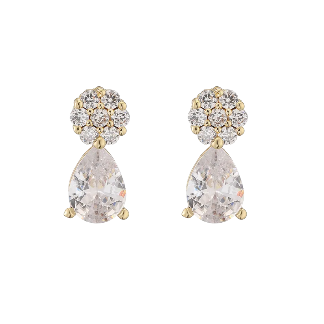 Tiffany studs white