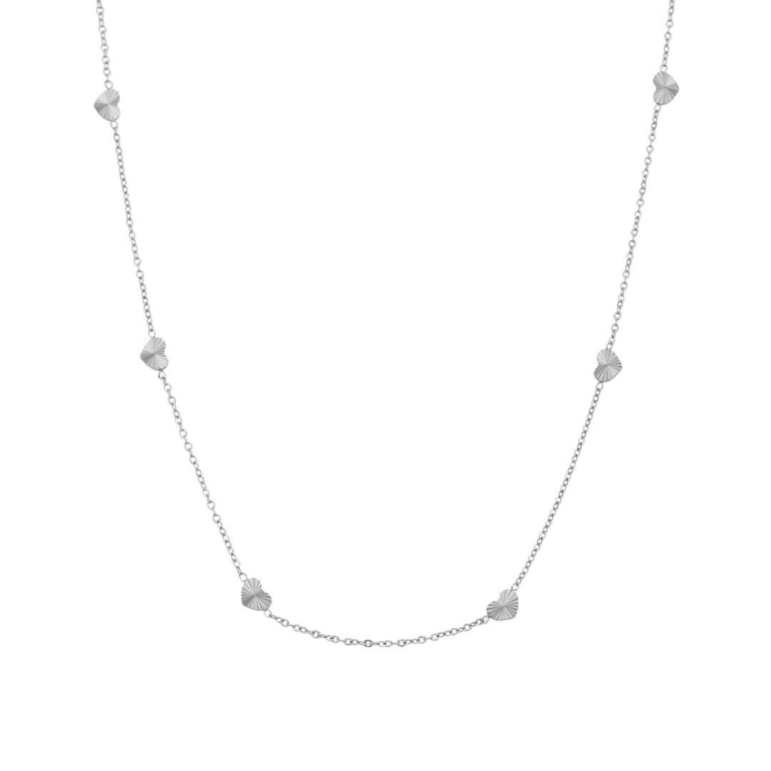 Necklace tiny hearts