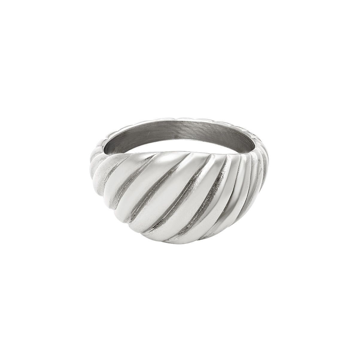 ring baguette zilver