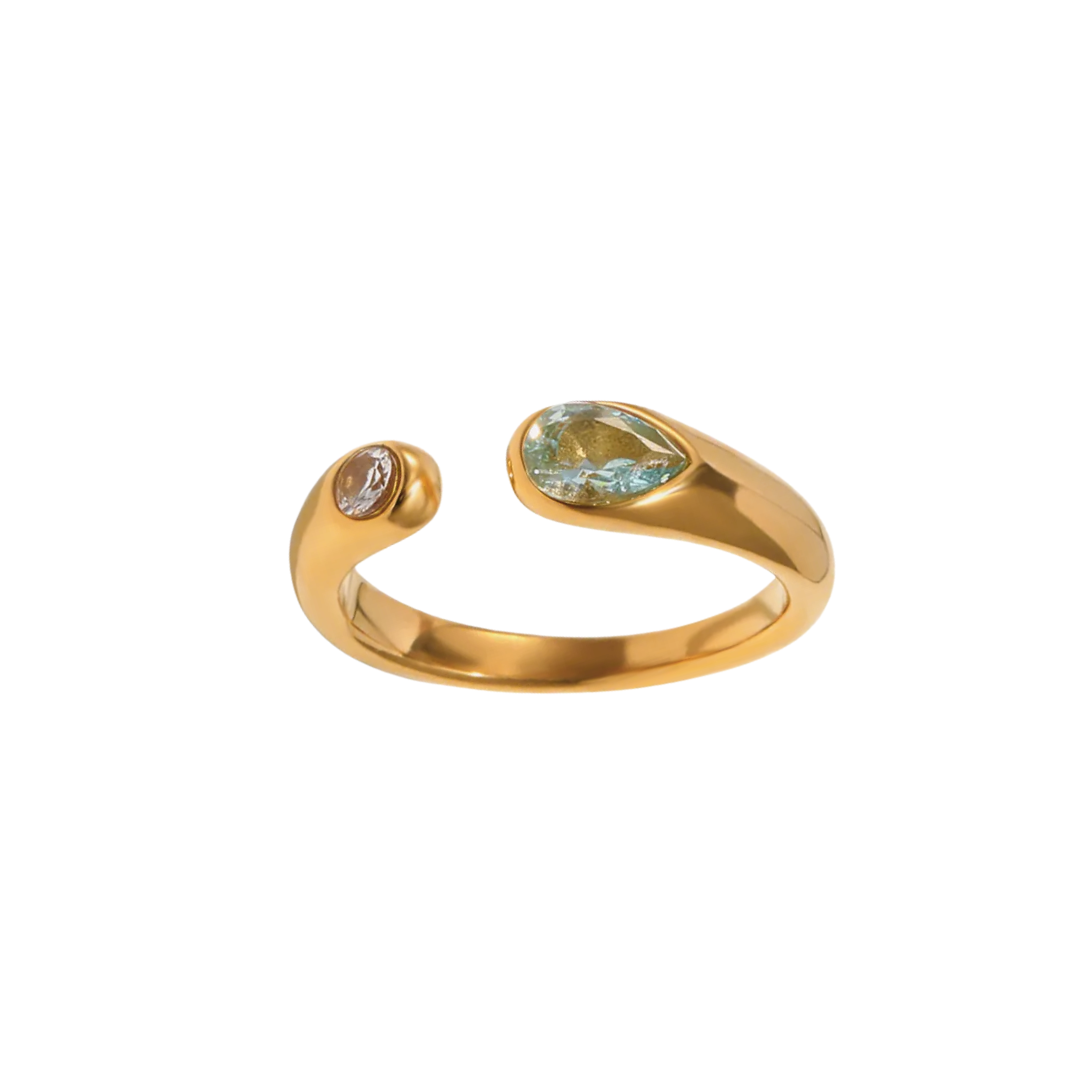 Ring ella blauw