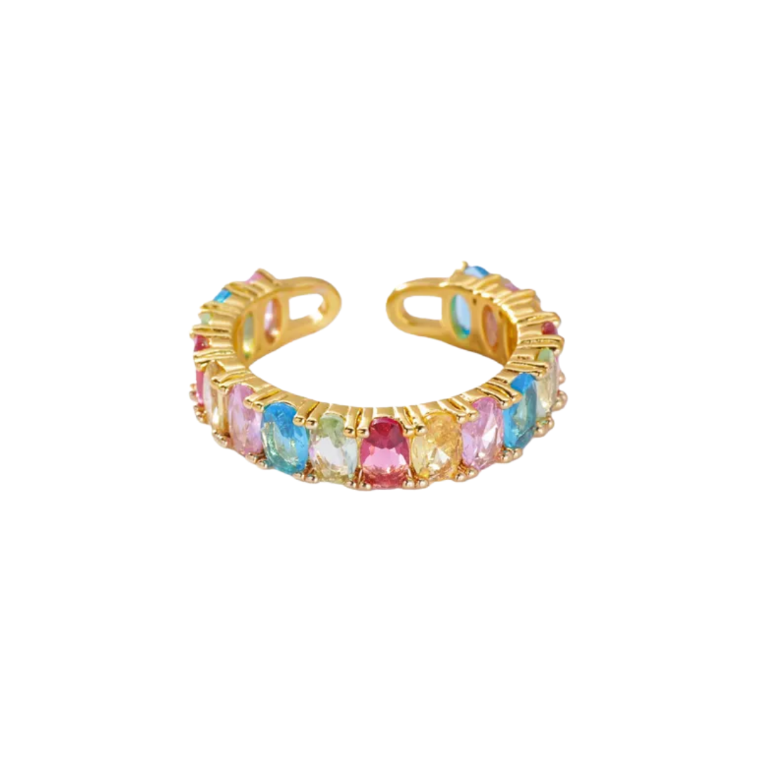 Ring ruby multicolor