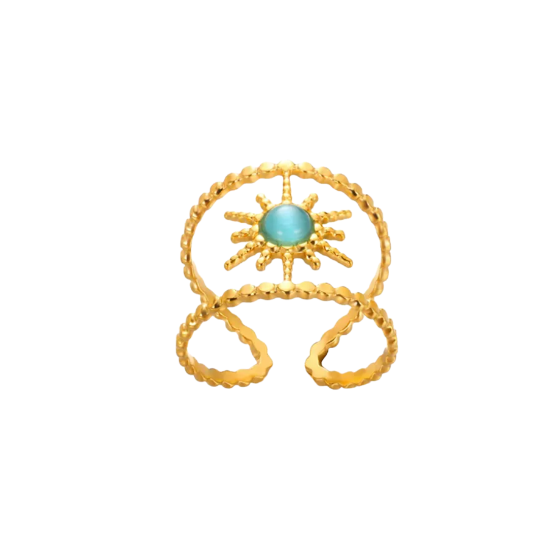 Ring sunshine blauw