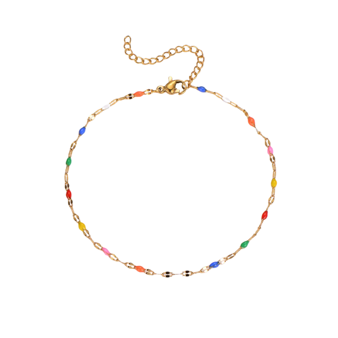 Enkelbandje chloe multicolor