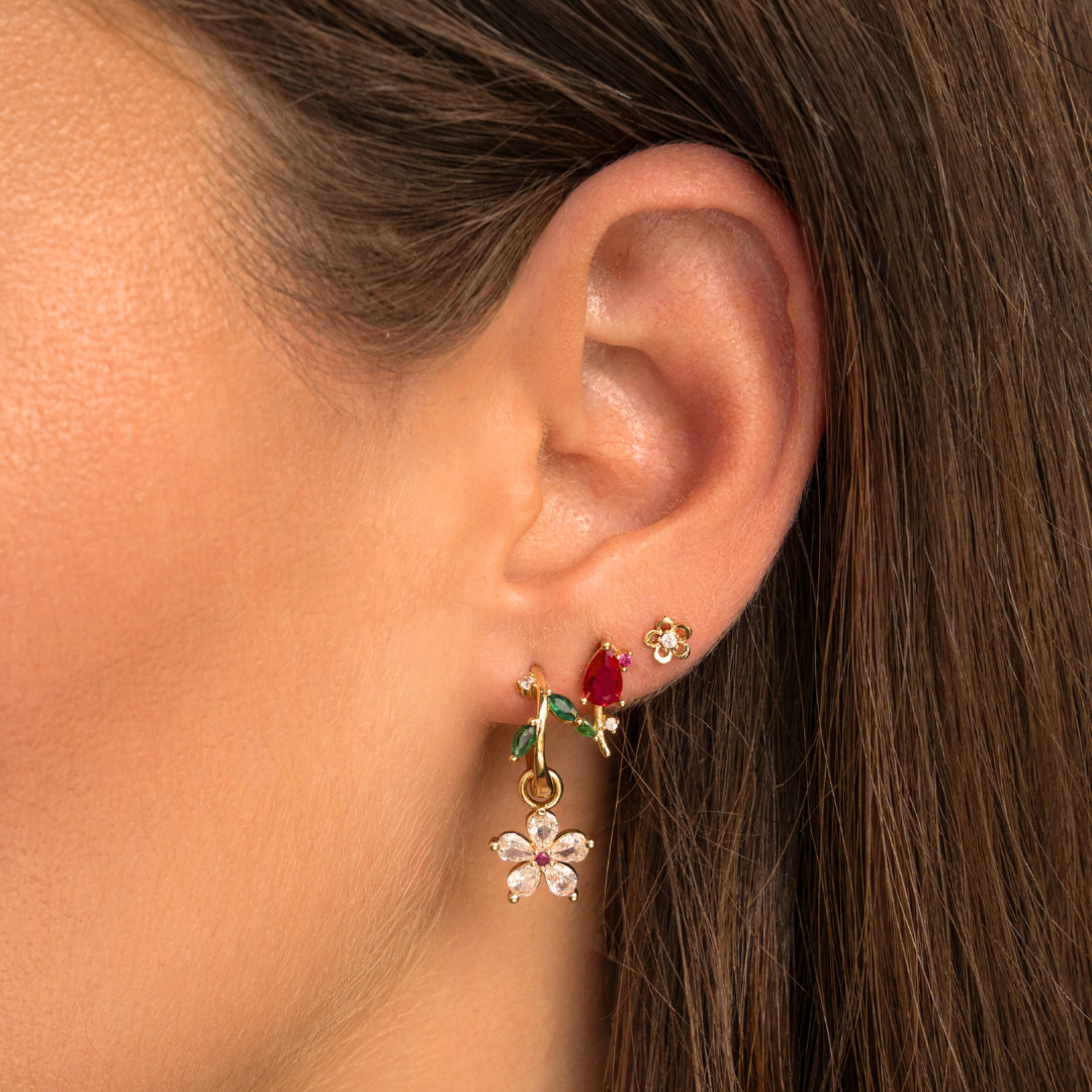 Soft flower studs