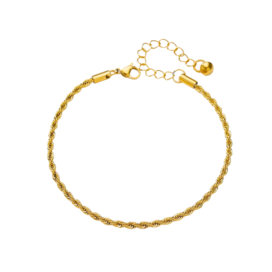 Enkelbandje twisted chain