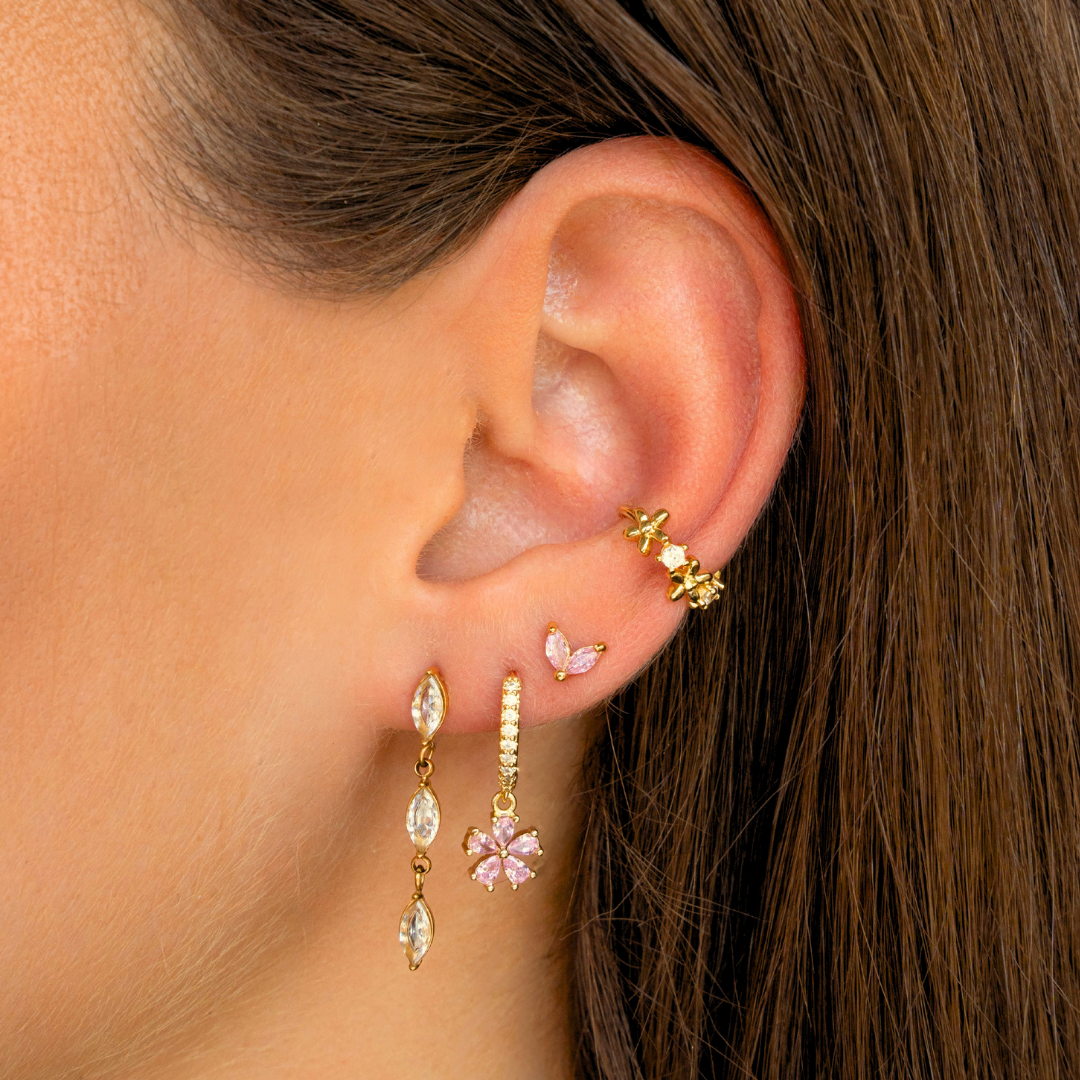 Earcuff soft flowers