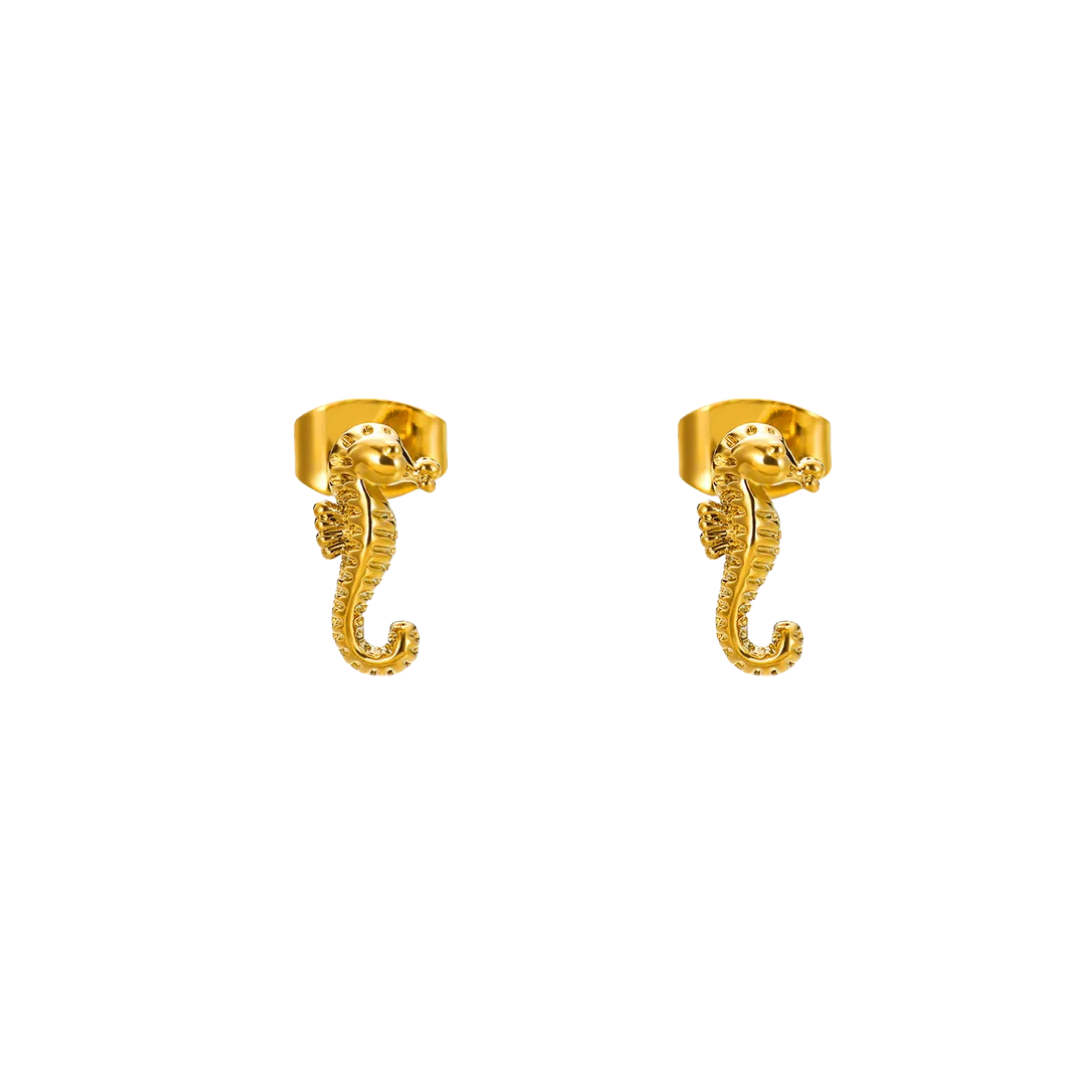 Seahorse studs