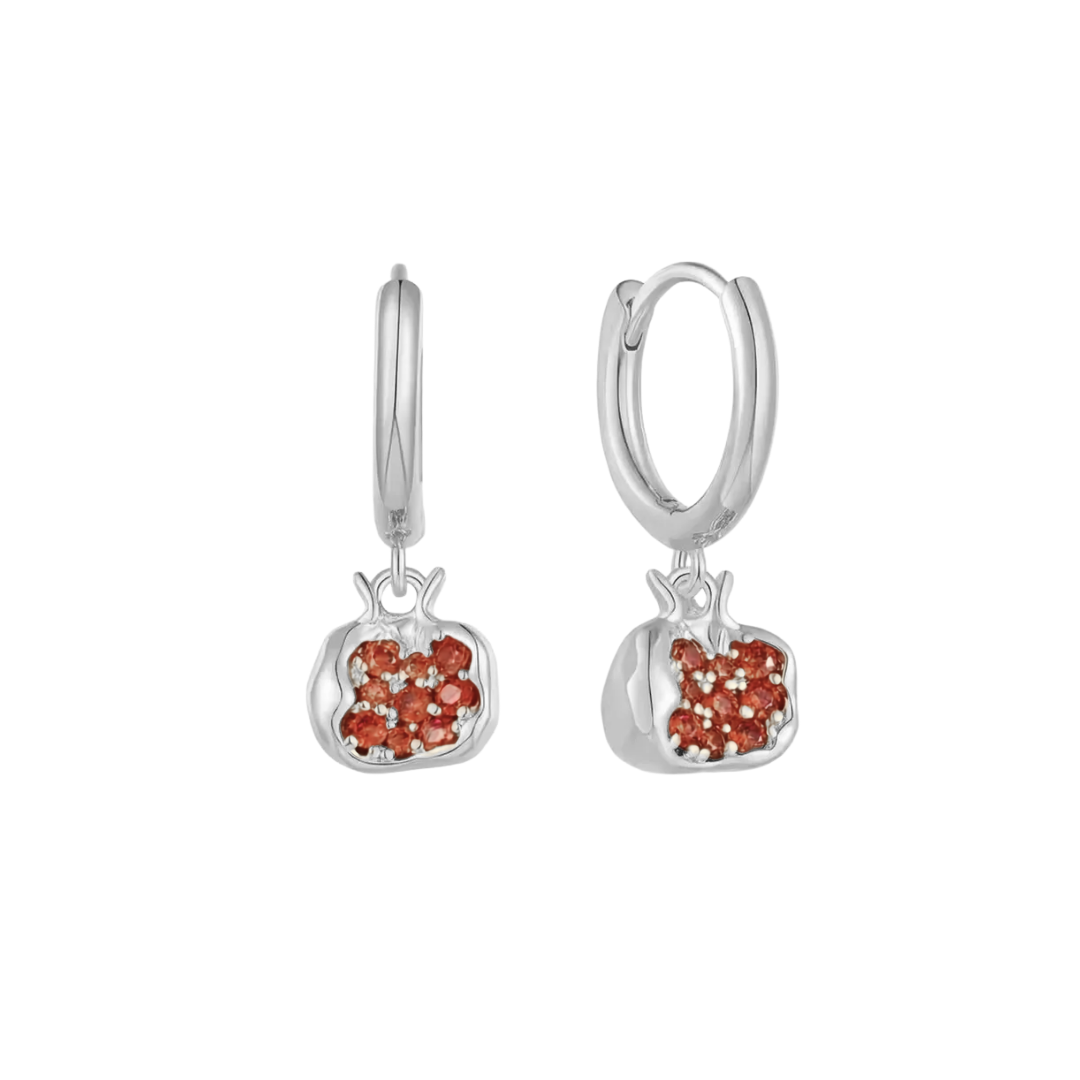 Oorbellen pomegranate charms