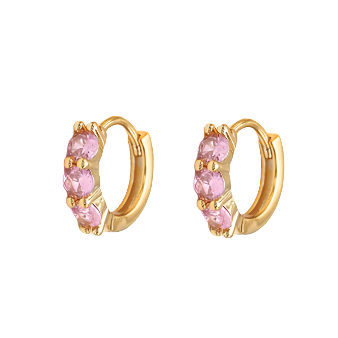 Vienna hoops roze