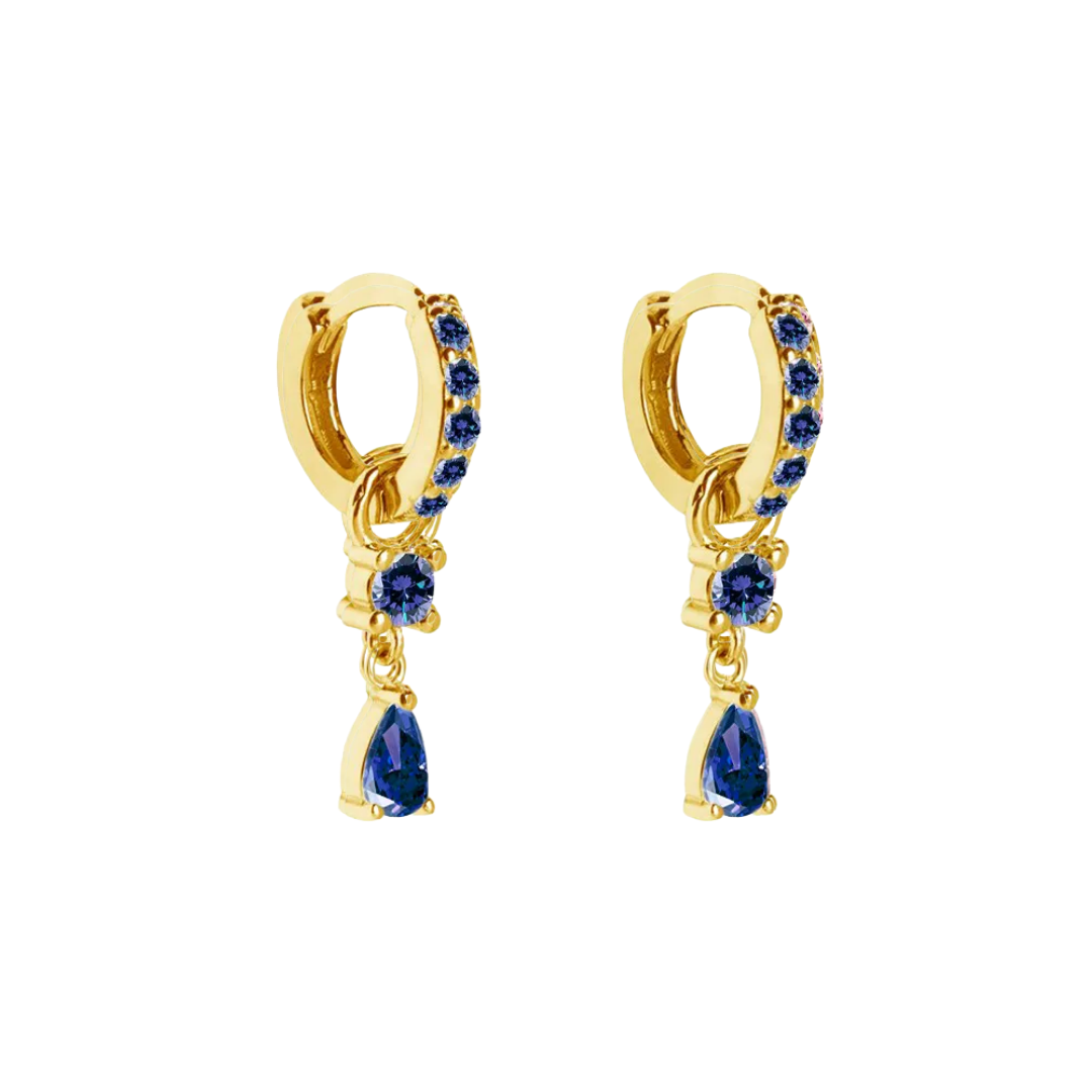 Oorbellen aurelia blauw