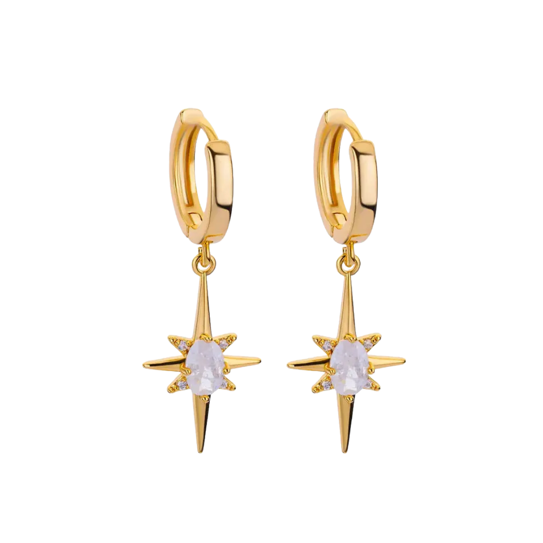 Oorbellen starlight wit