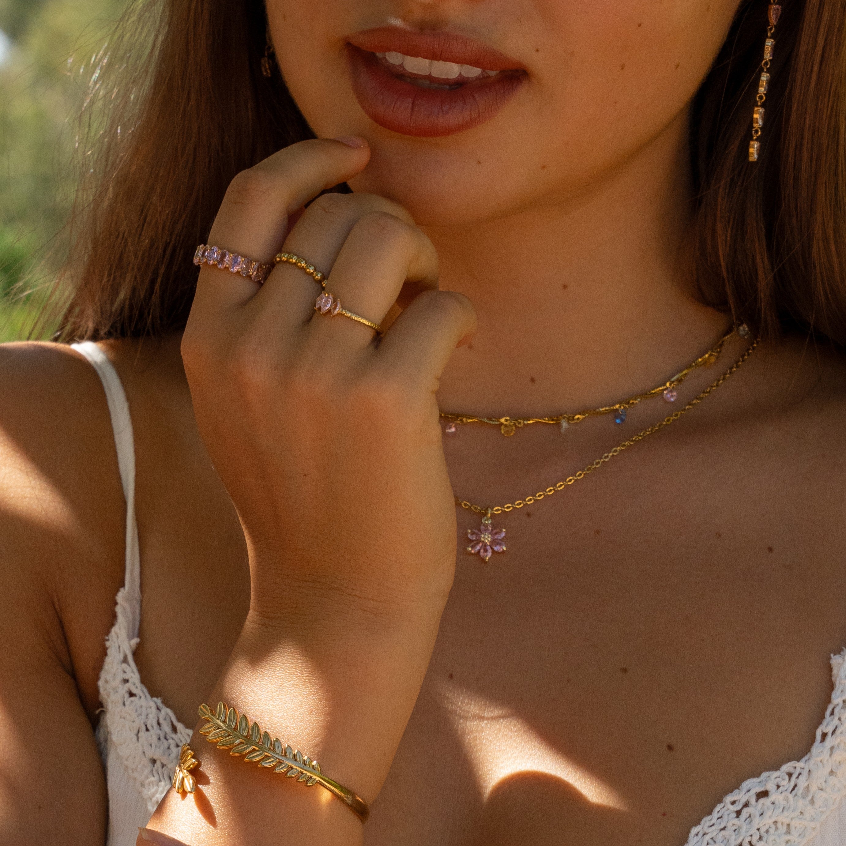 Ring trinity pink